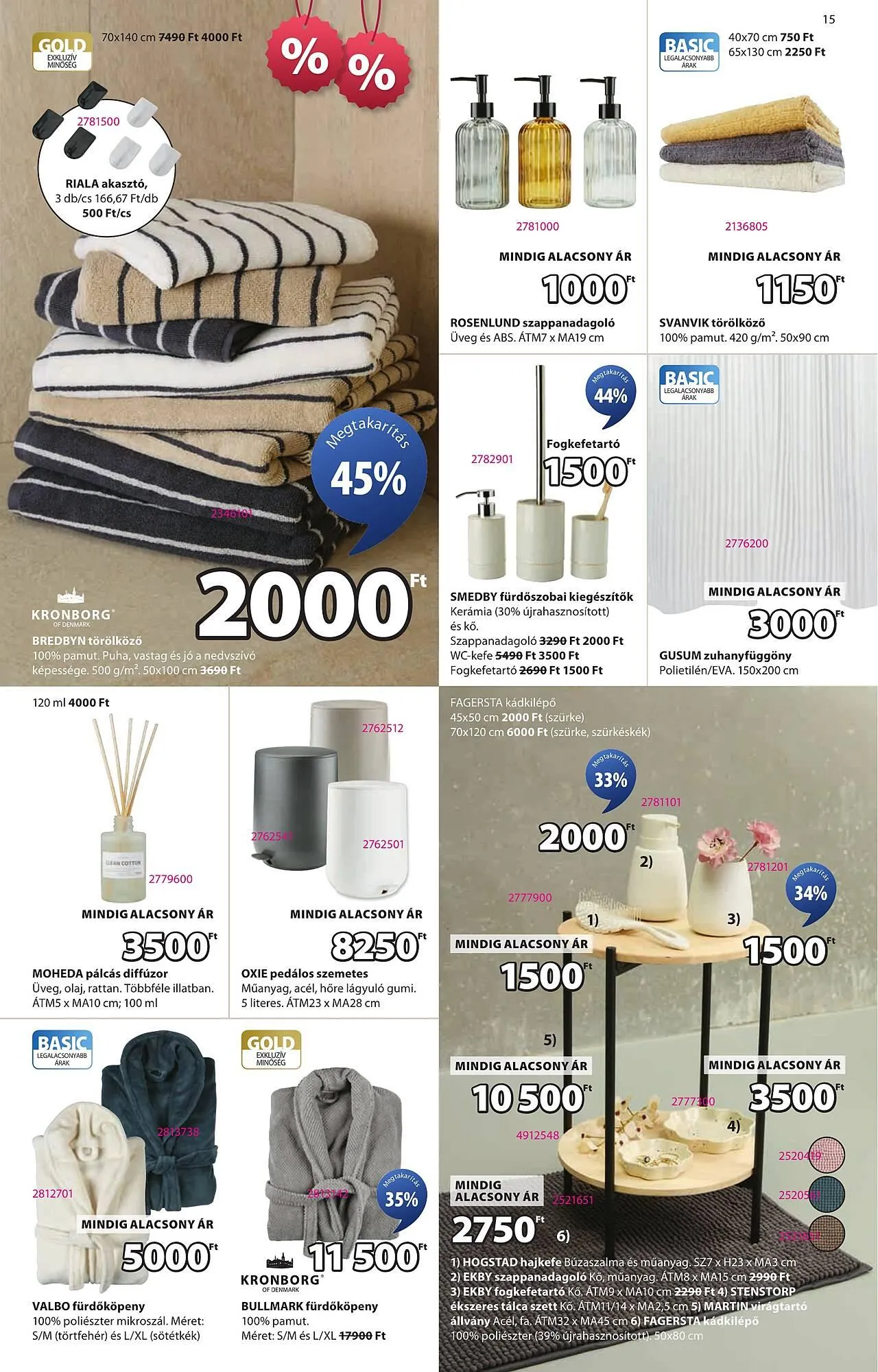 Katalógus JYSK akciós újság január 7.-tól február 1.-ig 2026. - Oldal 15