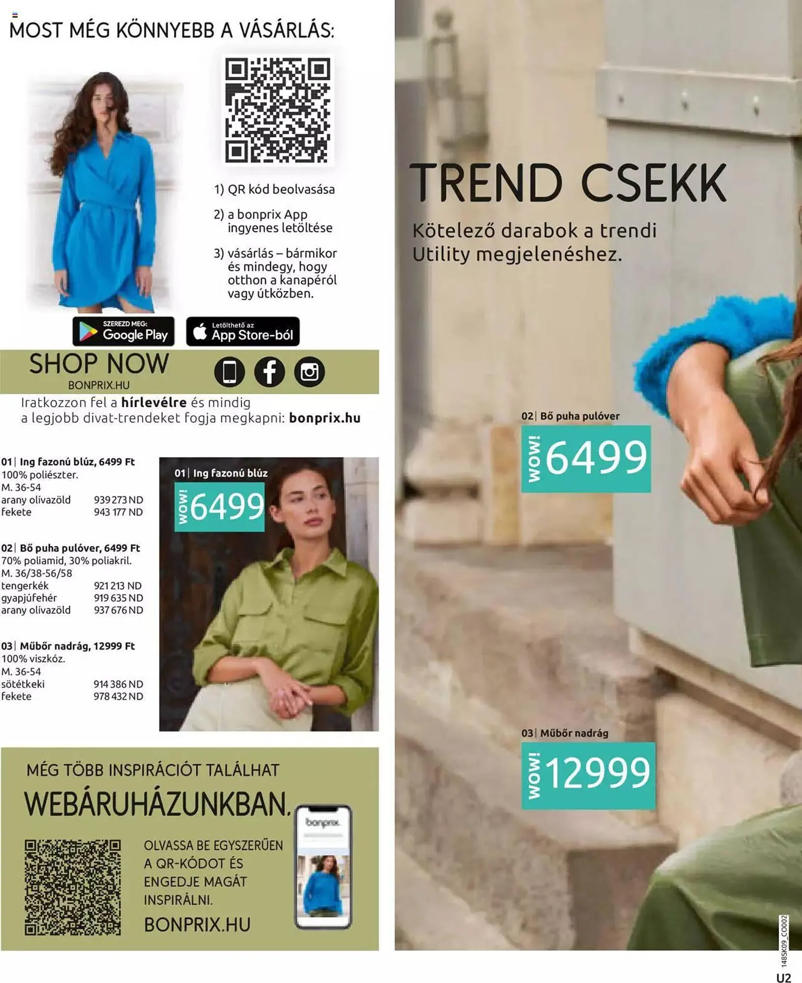 Katalógus Bonprix akciós újság augusztus 28.-tól február 28.-ig 2024. - Oldal 2