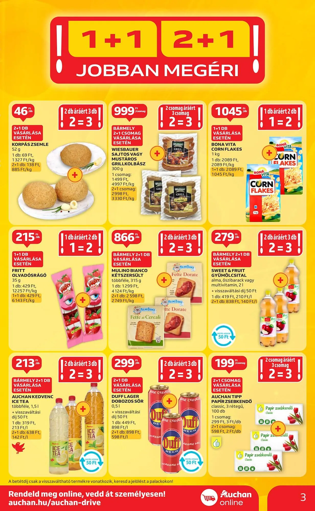 Katalógus Auchan akciós újság július 17.-tól július 23.-ig 2025. - Oldal 3