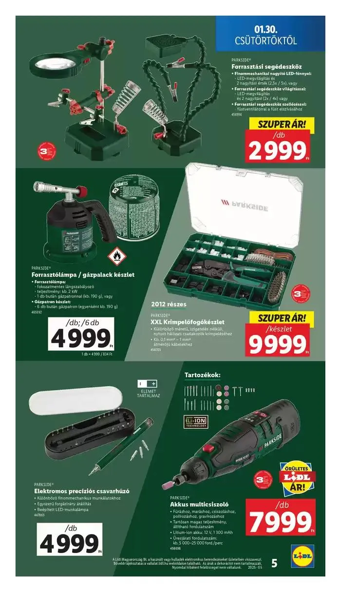 Katalógus Nonfood kínálatunk - 05. hét január 30.-tól február 5.-ig 2025. - Oldal 5