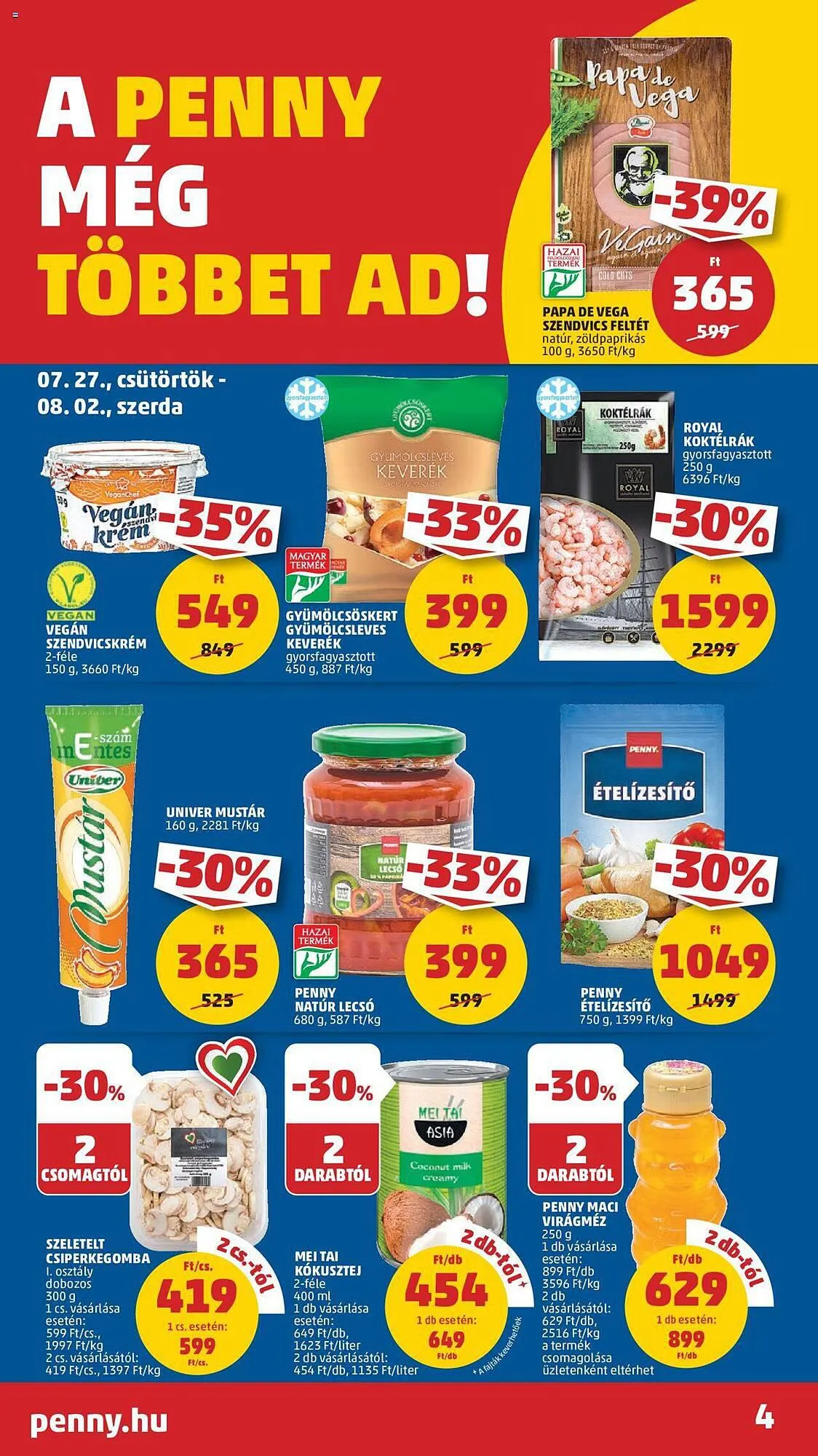 Katalógus PENNY akciós újság július 27.-tól augusztus 2.-ig 2023. - Oldal 4