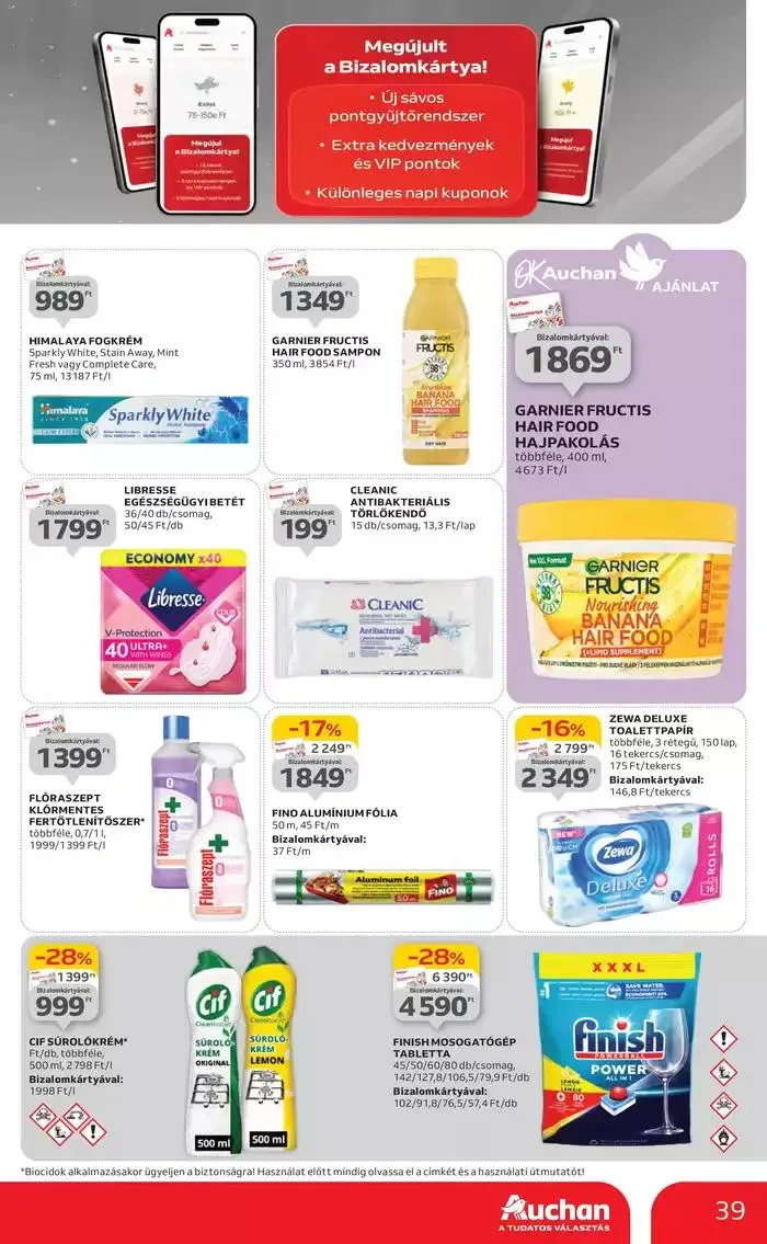 Katalógus Catalog Auchan október 28.-tól november 6.-ig 2024. - Oldal 39
