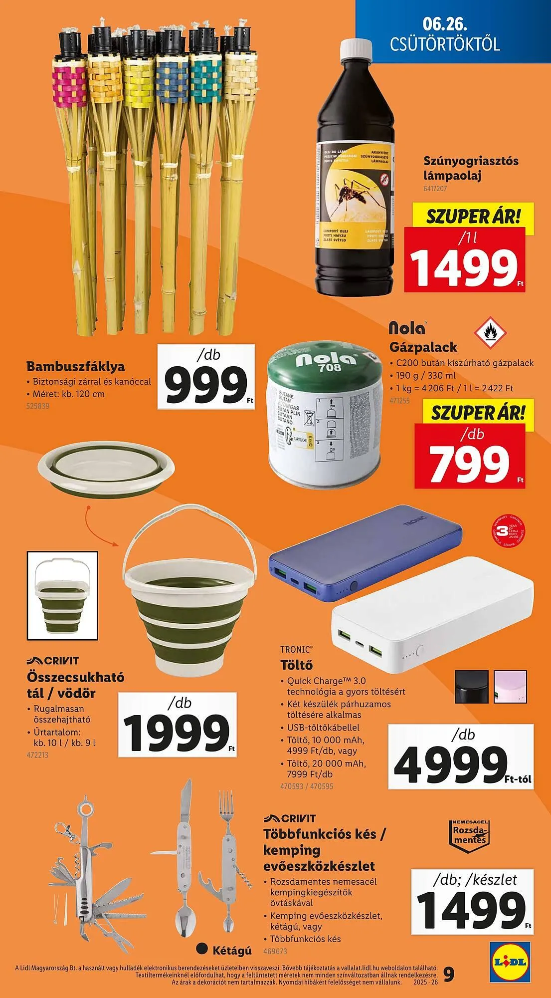 Katalógus Lidl akciós újság június 26.-tól július 2.-ig 2025. - Oldal 9