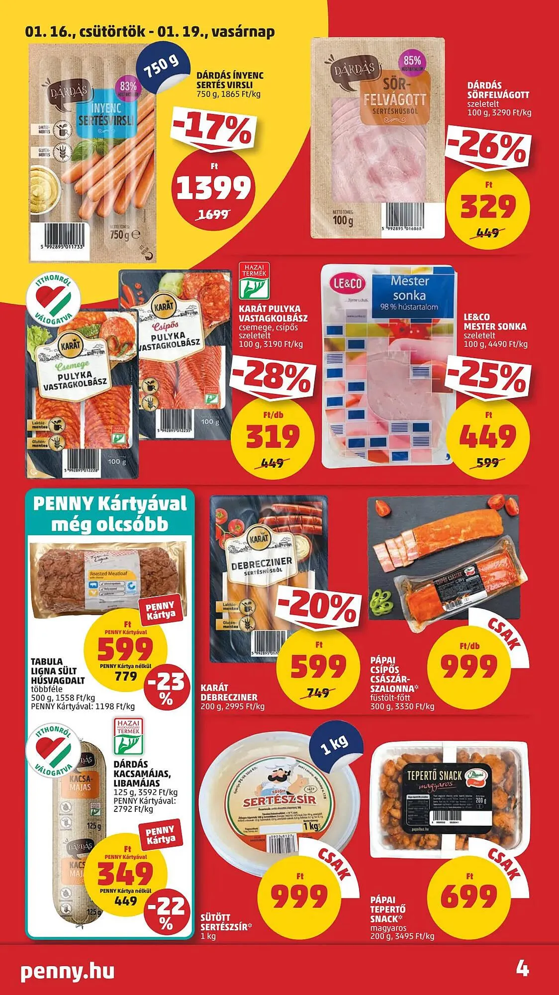 Katalógus PENNY akciós újság január 16.-tól január 22.-ig 2025. - Oldal 4