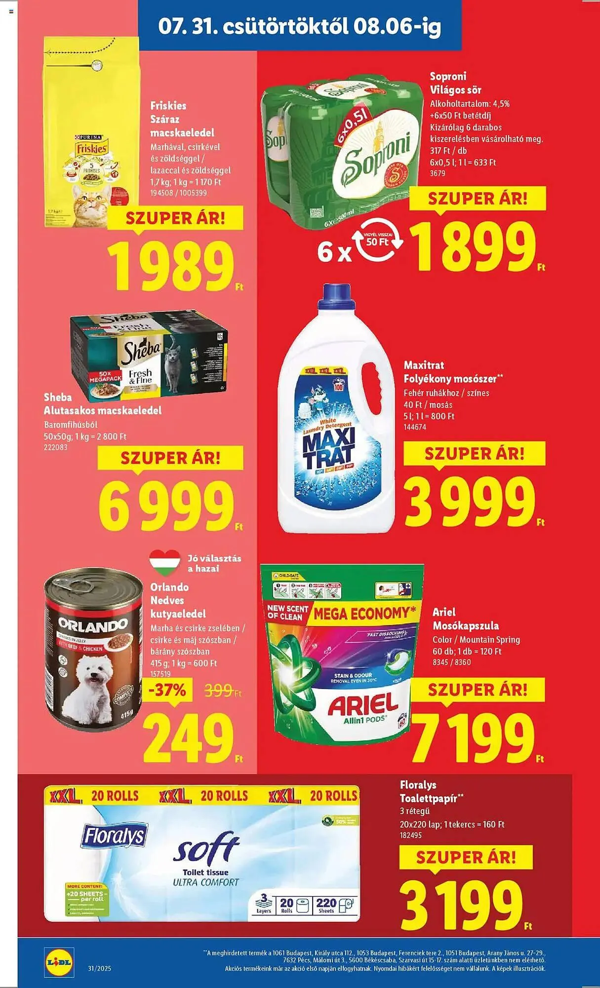 Katalógus Lidl akciós újság július 31.-tól augusztus 6.-ig 2025. - Oldal 14