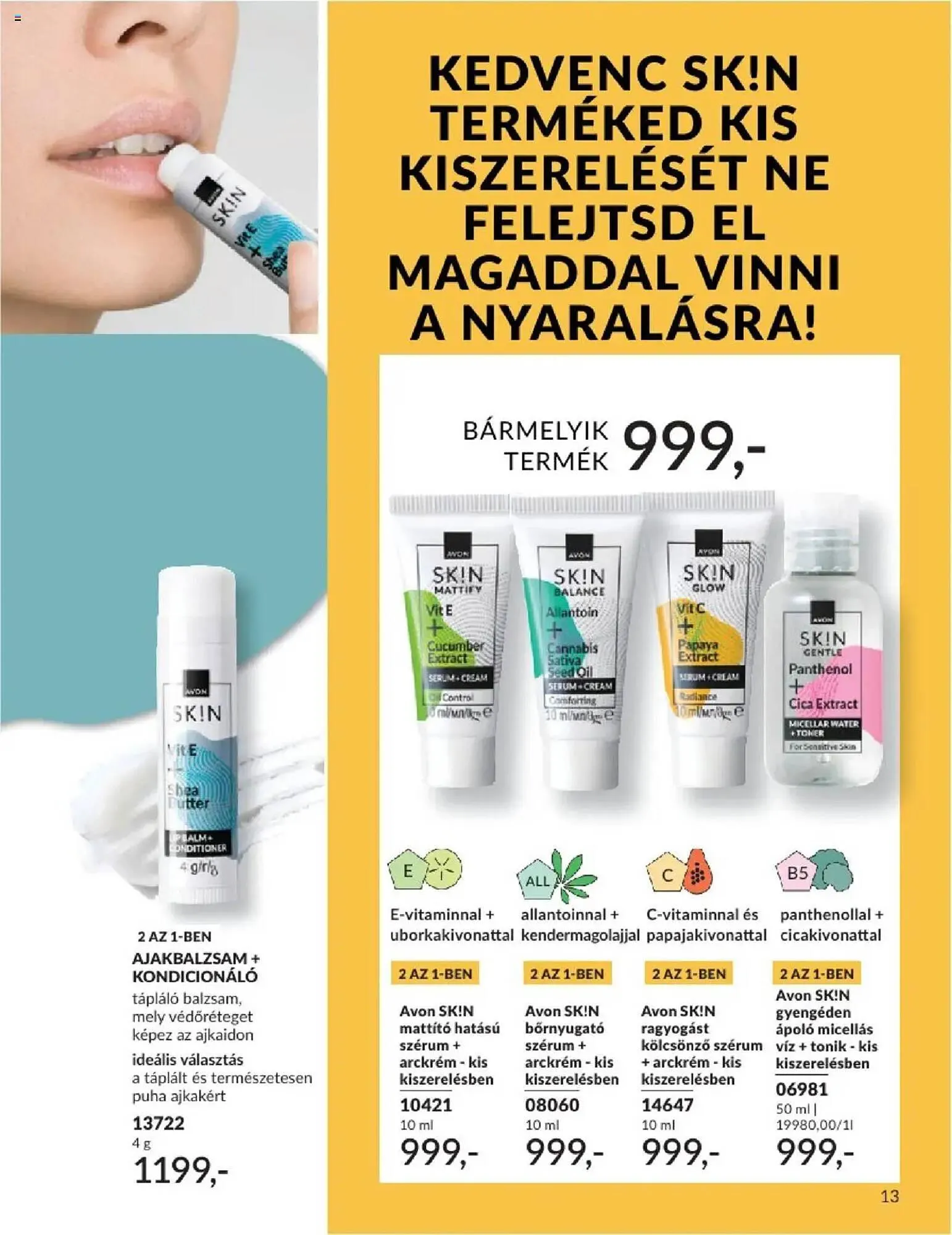 Katalógus AVON akciós újság augusztus 1.-tól augusztus 31.-ig 2025. - Oldal 13