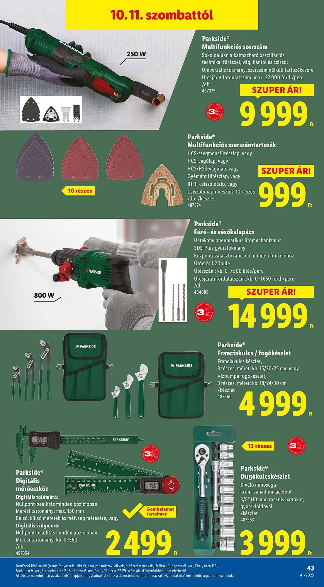 Katalógus Lidl akciós újság október 9.-tól október 15.-ig 2025. - Oldal 43