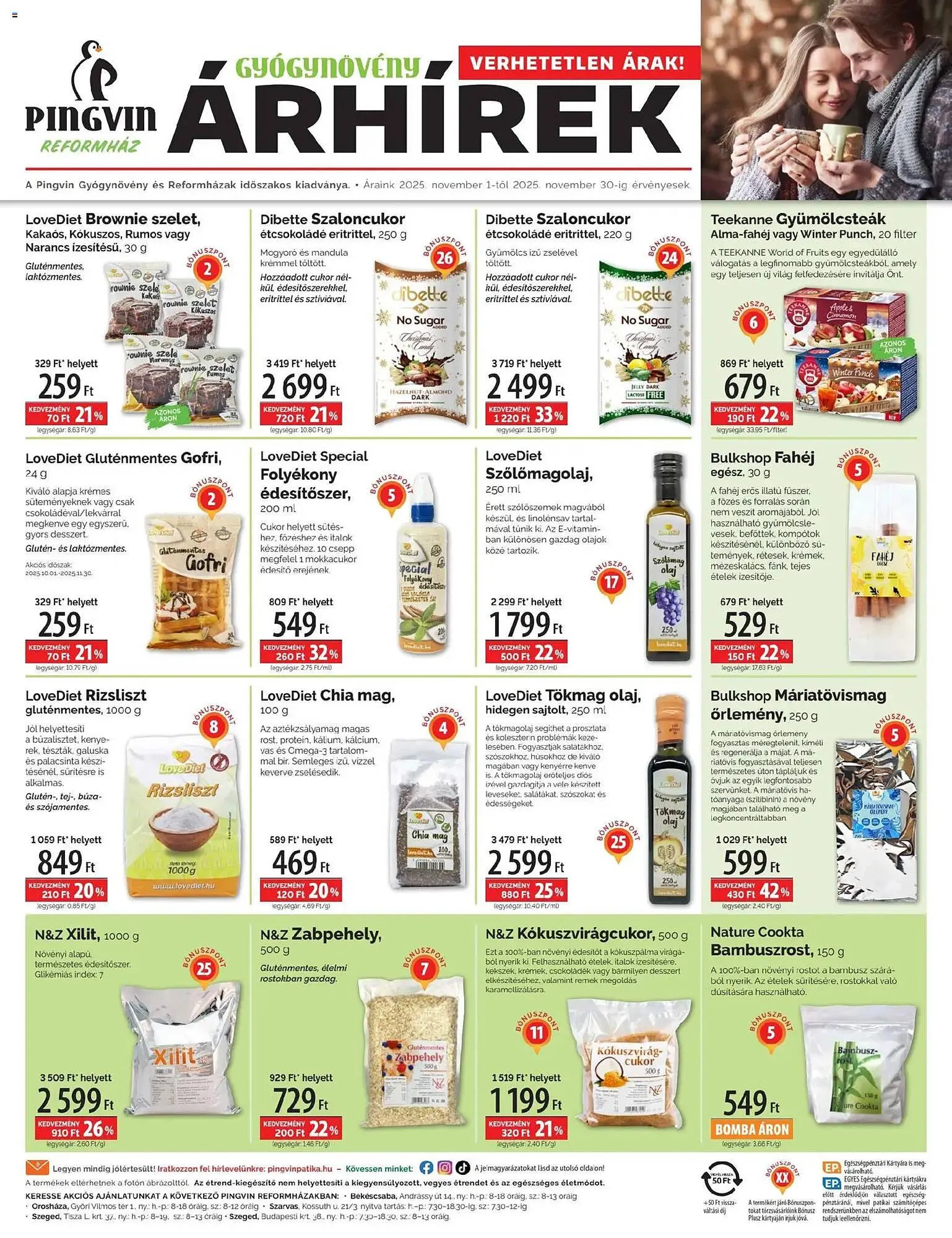 Pingvin Patika akciós újság - 1