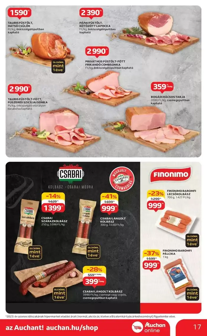 Katalógus Catalog Auchan október 28.-tól november 6.-ig 2024. - Oldal 17