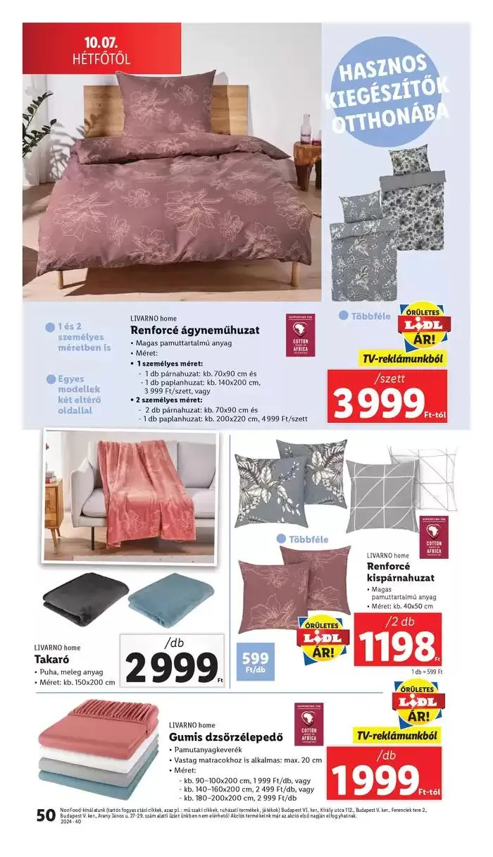 Katalógus Akciós újság – 40. hét október 3.-tól október 9.-ig 2024. - Oldal 50