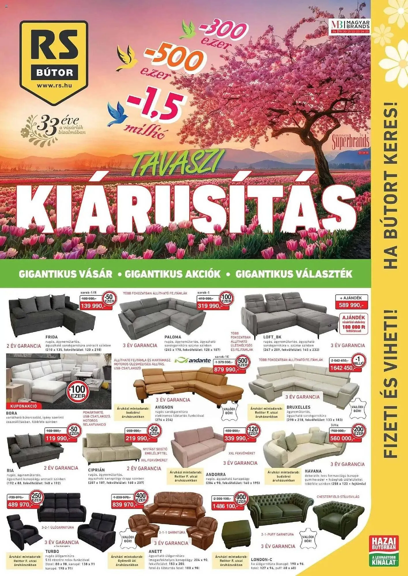 Katalógus RS Bútor katalógus április 1.-tól április 29.-ig 2026. - Oldal 1