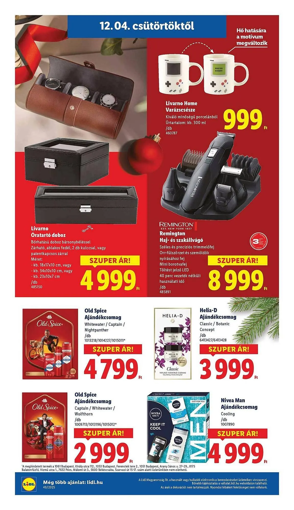 Katalógus Lidl akciós újság december 4.-tól december 28.-ig 2025. - Oldal 20