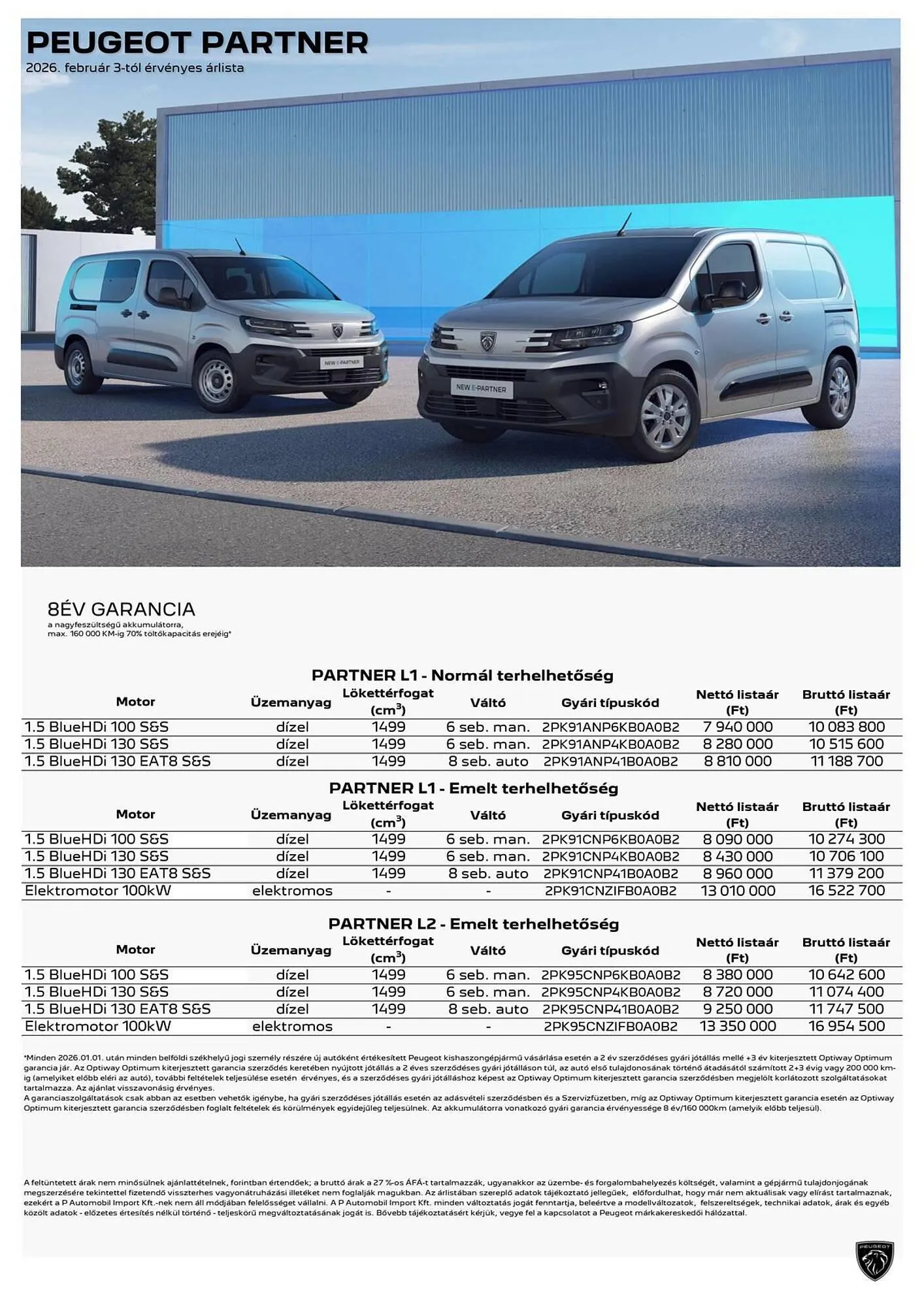 Katalógus Peugeot akciós újság április 6.-tól április 30.-ig 2026. - Oldal 1