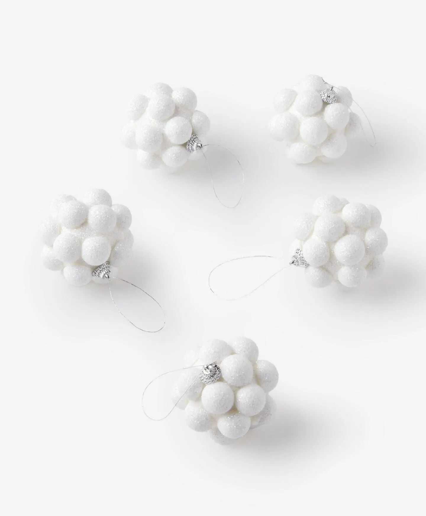 Set 5 ornamente conuri de brad