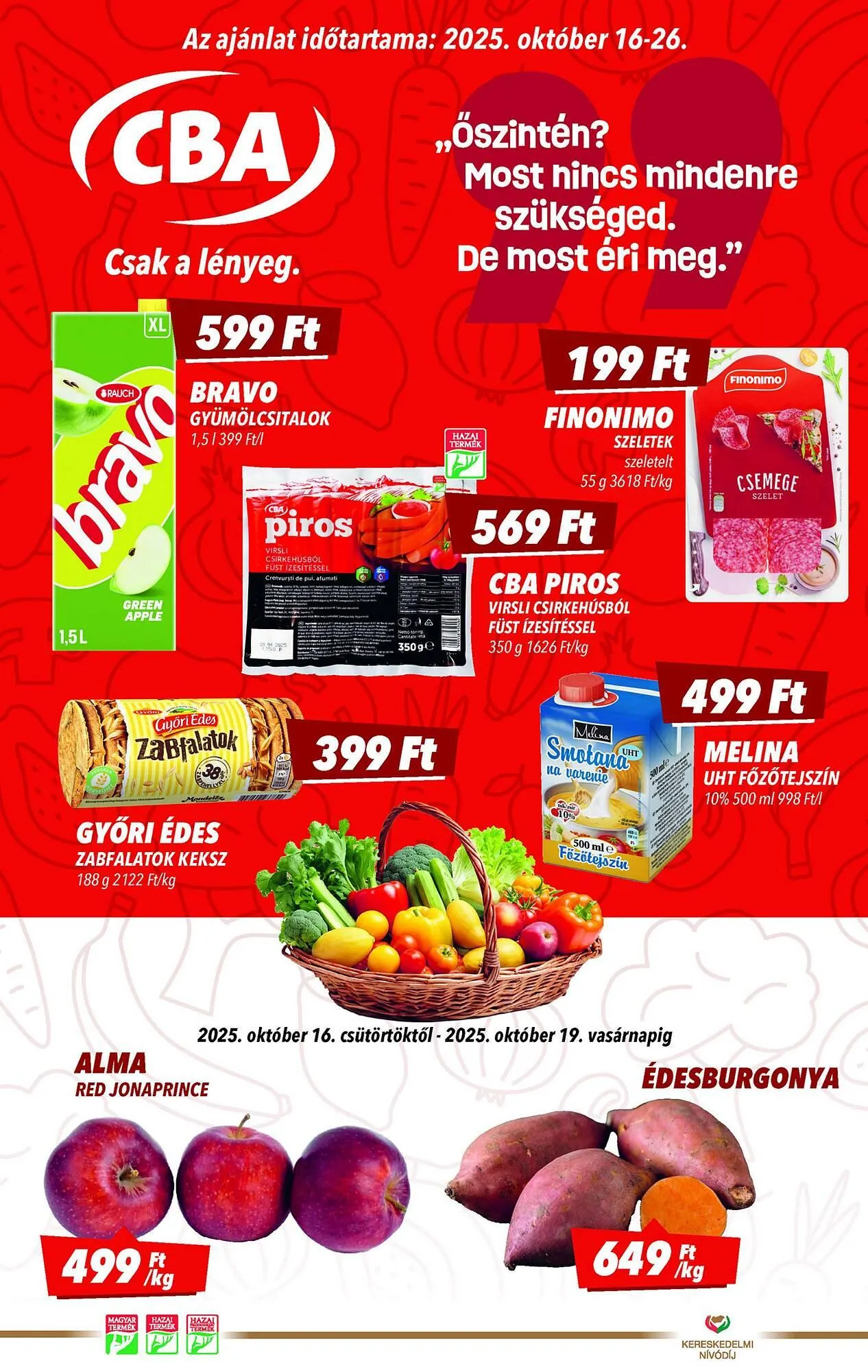 CBA akciós újság - 1