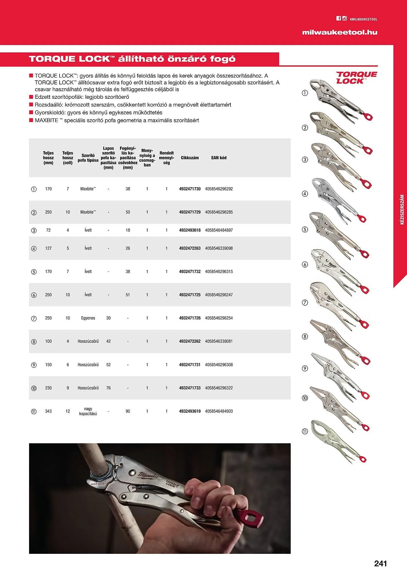 Katalógus Milwaukee akciós újság szeptember 16.-tól december 31.-ig 2025. - Oldal 241