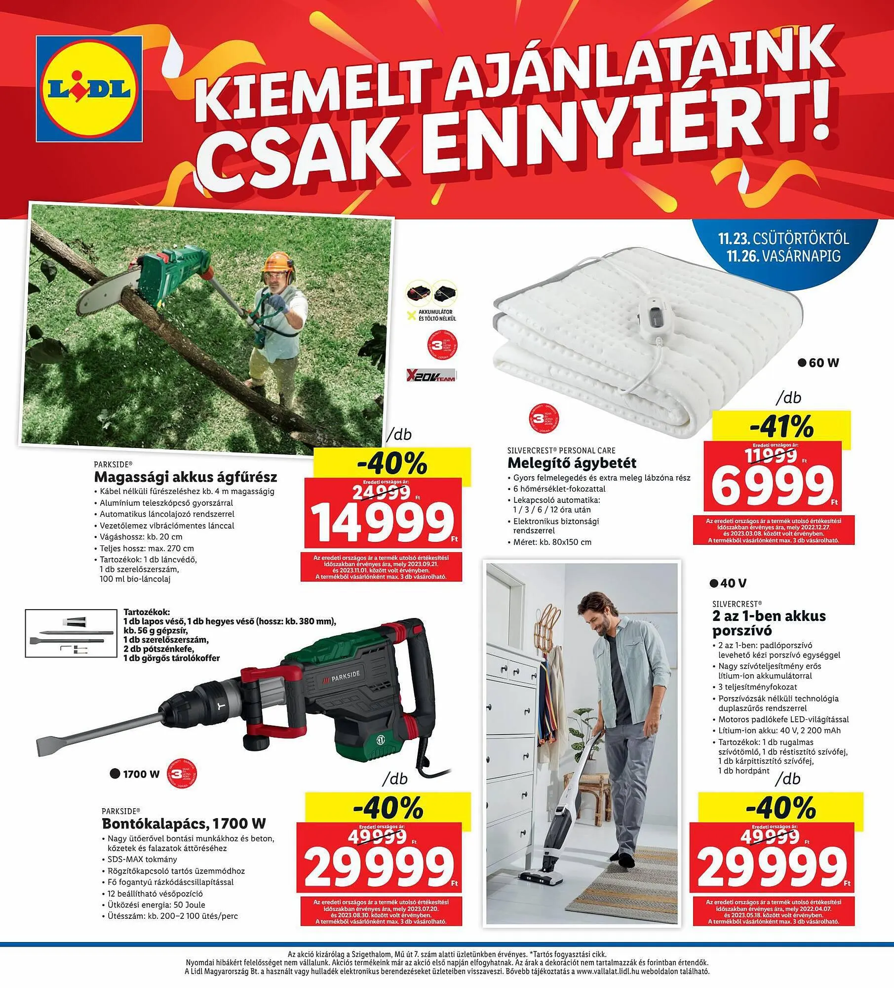 Katalógus Lidl akciós újság november 23.-tól november 26.-ig 2023. - Oldal 4