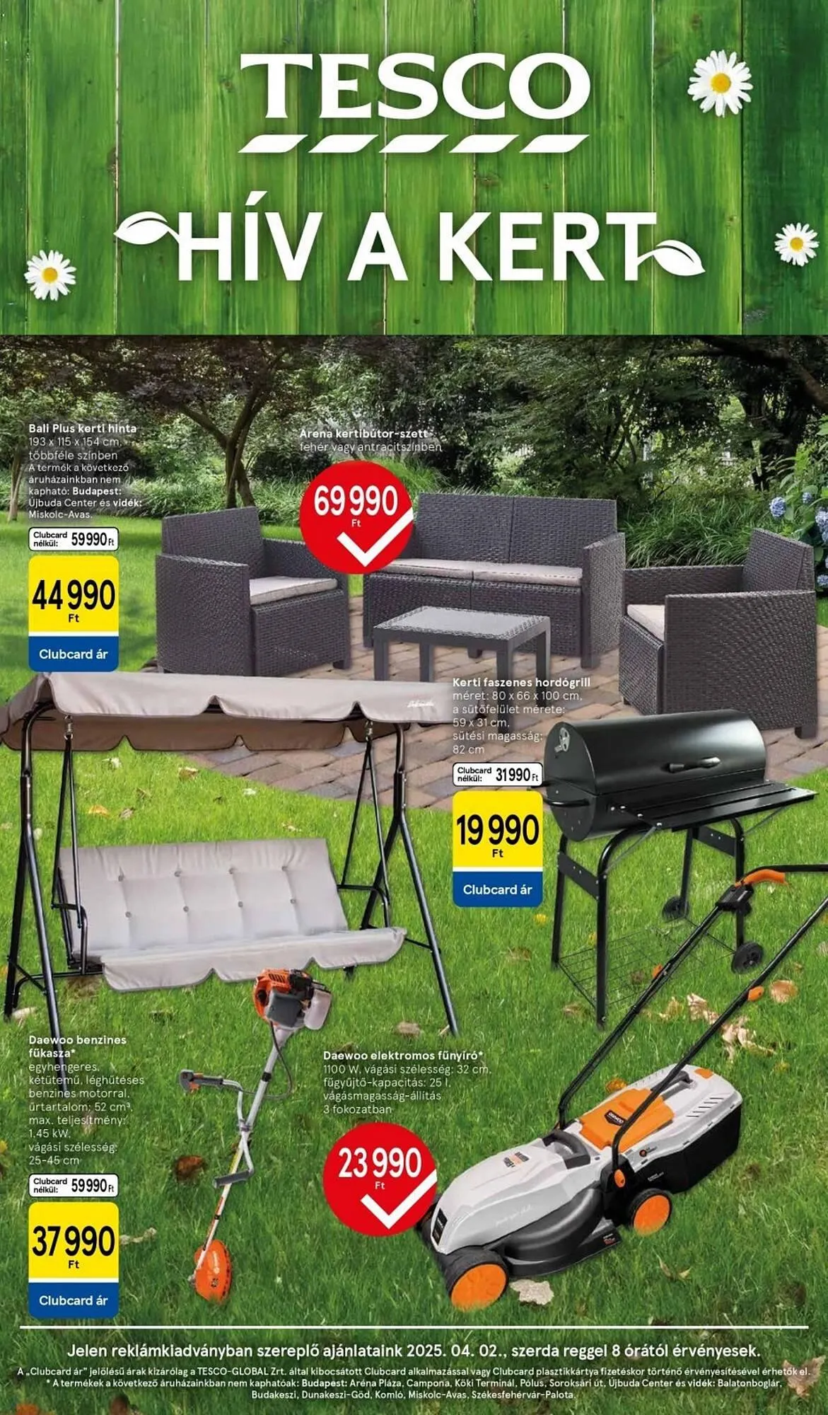Katalógus Tesco akciós újság április 2.-tól április 15.-ig 2025. - Oldal 1