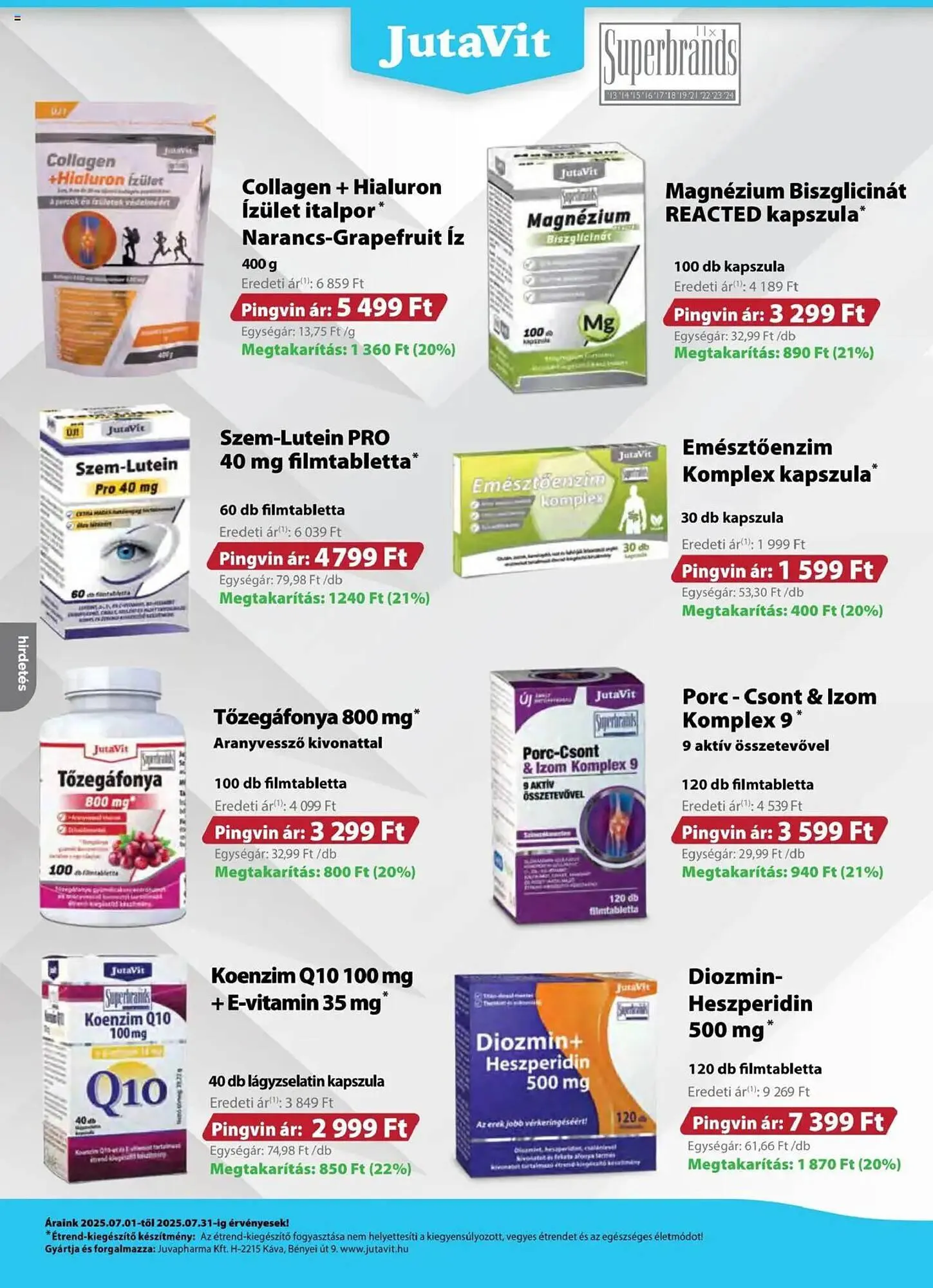 Katalógus Pingvin Patika akciós újság július 1.-tól július 31.-ig 2025. - Oldal 14