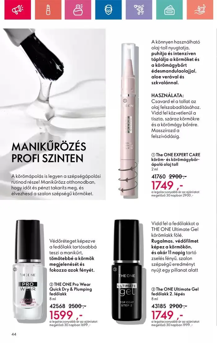 Katalógus ORIFLAME akciós október 20.-tól november 3.-ig 2024. - Oldal 44