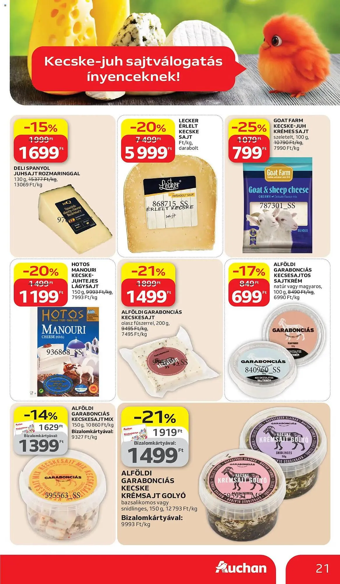 Katalógus Auchan akciós újság március 26.-tól április 8.-ig 2026. - Oldal 21