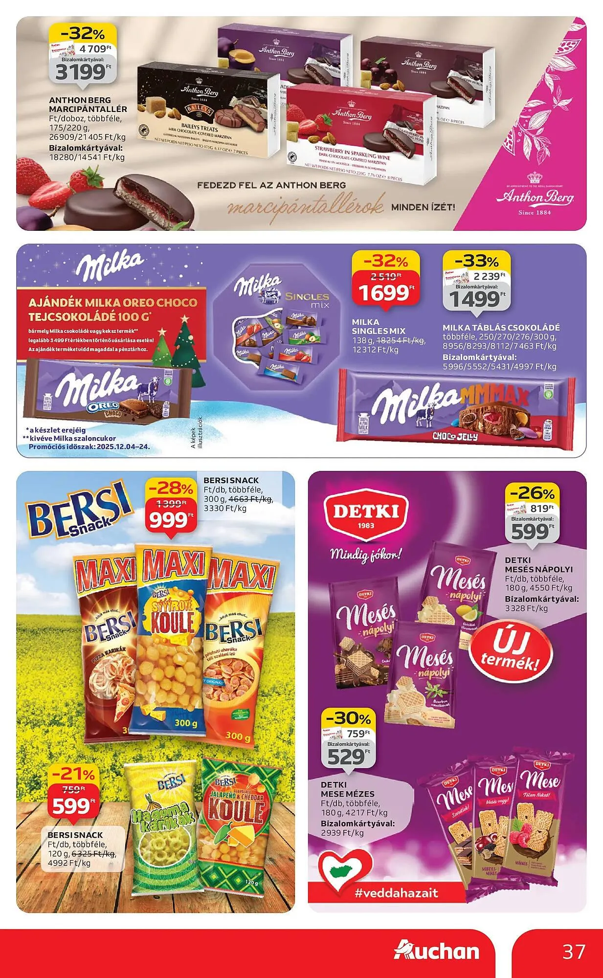 Katalógus Auchan akciós újság december 4.-tól december 10.-ig 2025. - Oldal 37