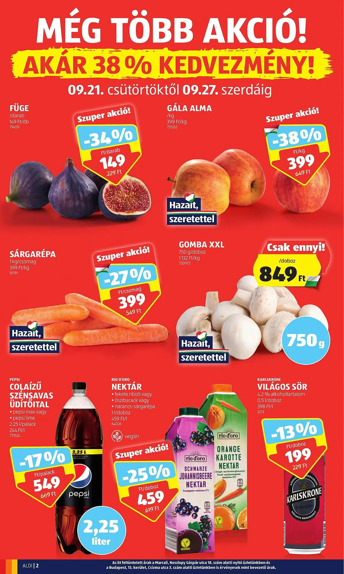 Katalógus ALDI akciós újság szeptember 21.-tól szeptember 27.-ig 2023. - Oldal 2