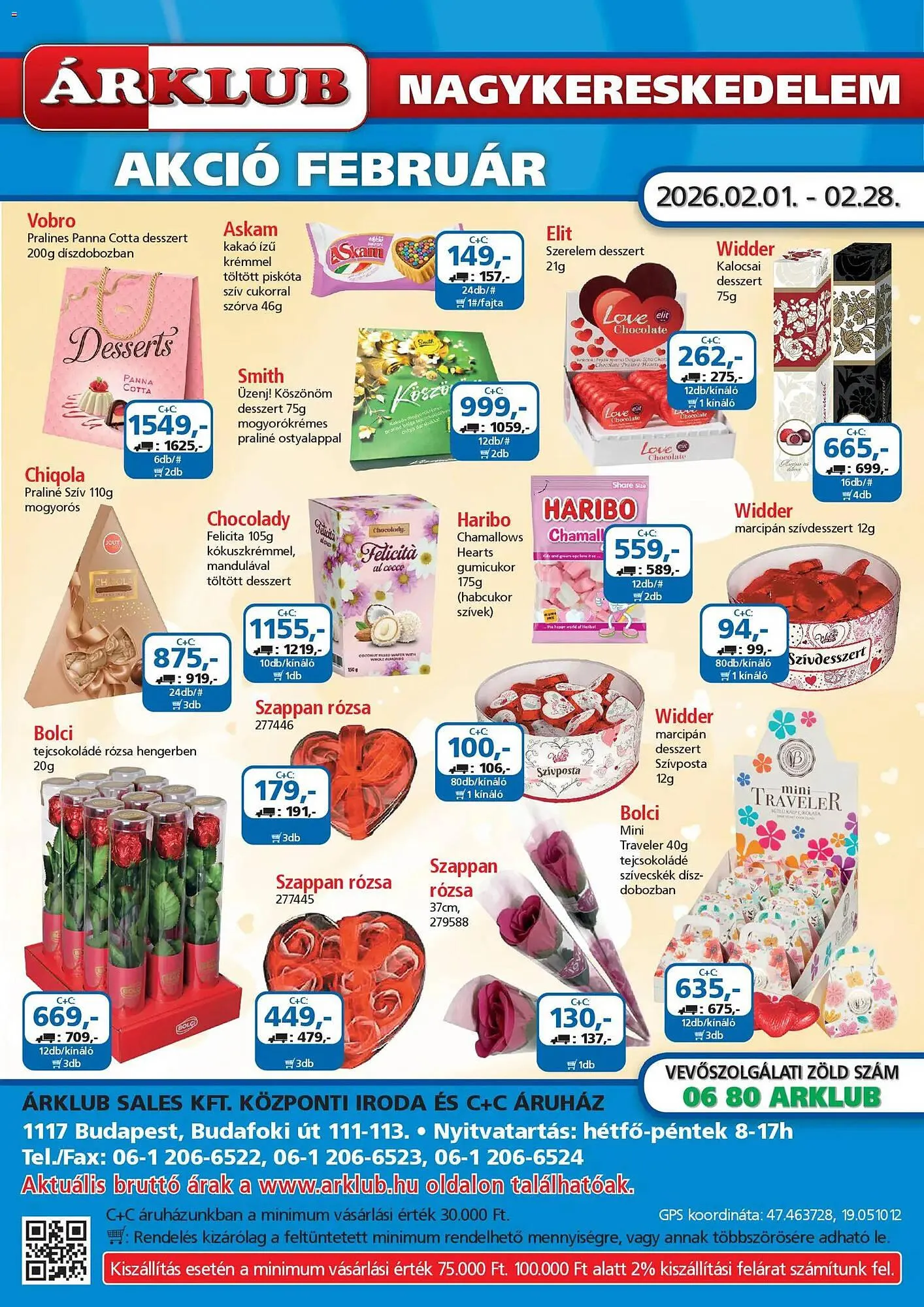 Katalógus ÁRKLUB akciós újság február 1.-tól február 28.-ig 2026. - Oldal 1