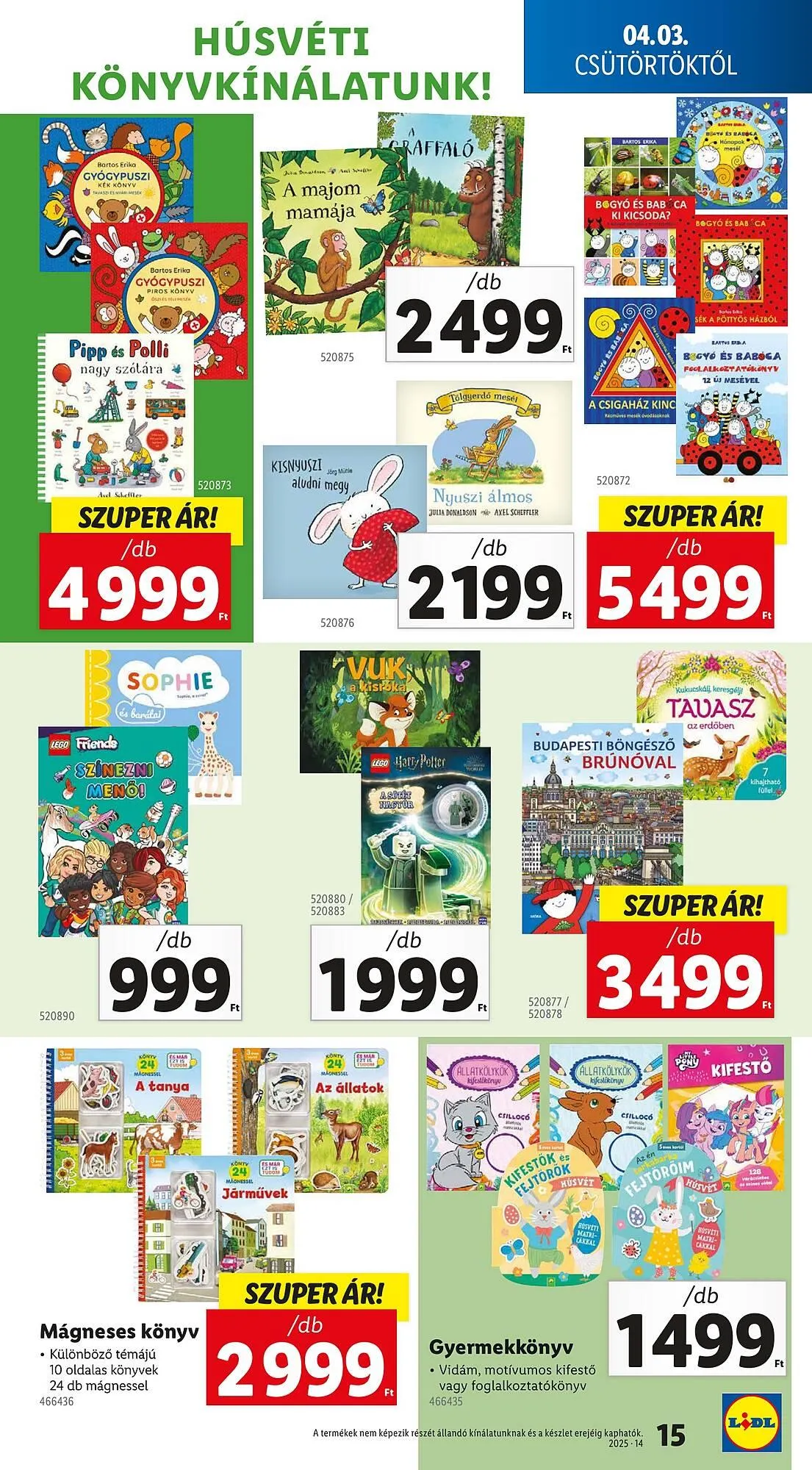 Katalógus Lidl akciós újság április 3.-tól április 9.-ig 2025. - Oldal 15