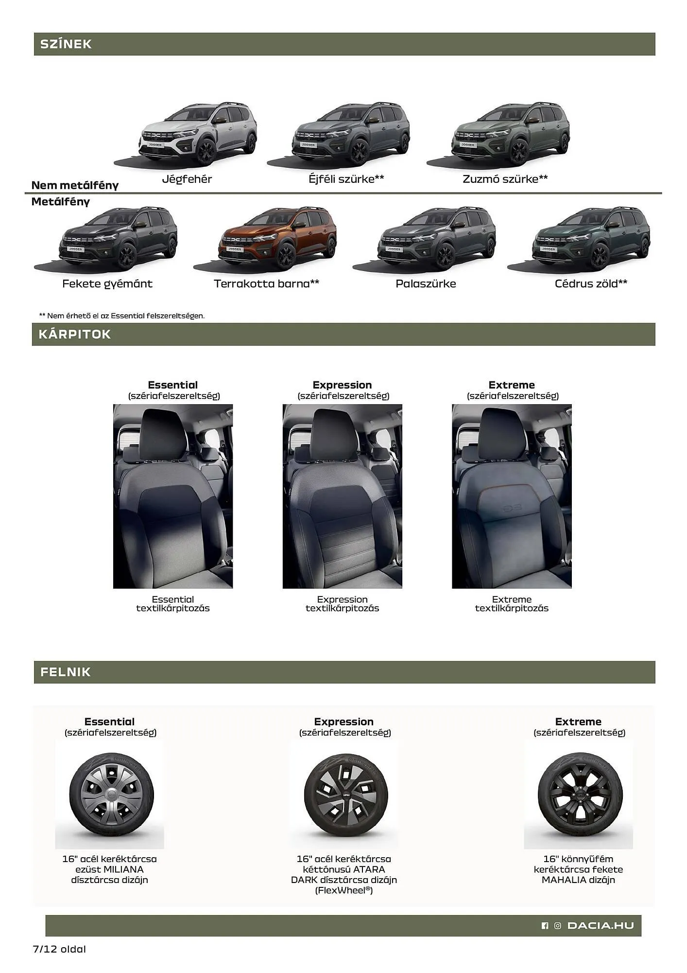 Katalógus Dacia Jogger akciós újság július 5.-tól december 31.-ig 2024. - Oldal 7