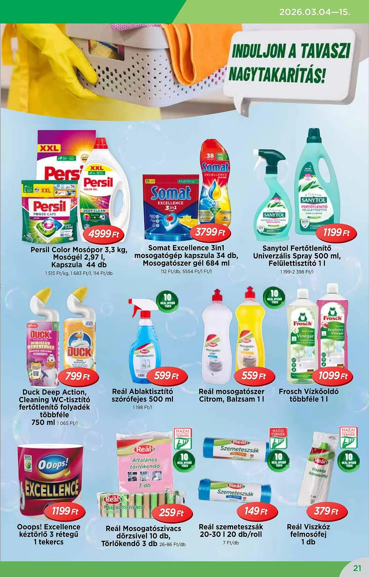 Katalógus Real akciós újság március 4.-tól március 15.-ig 2026. - Oldal 21