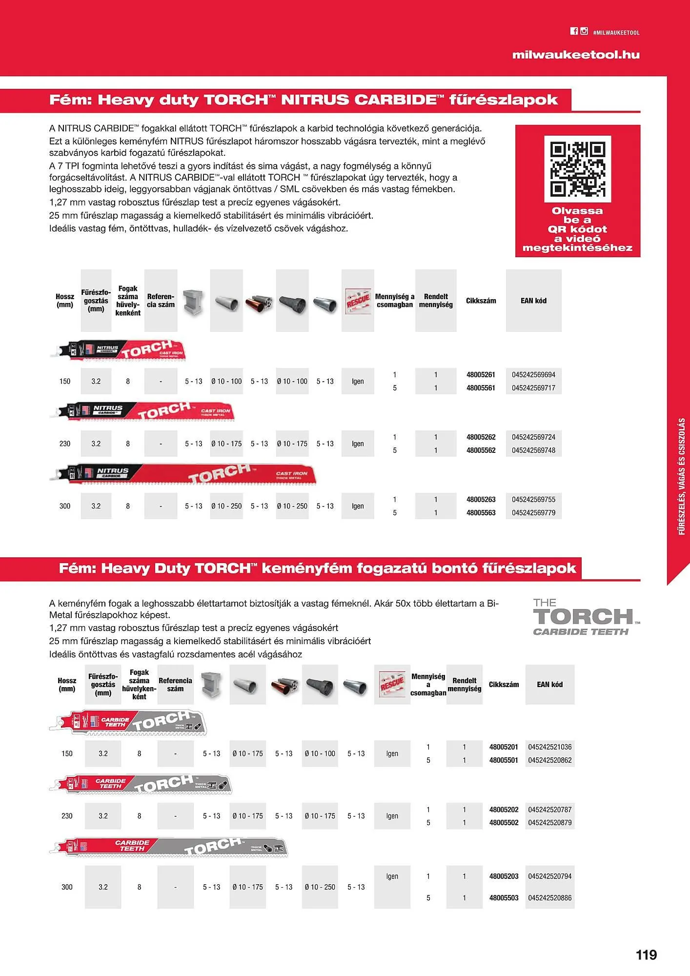 Katalógus Milwaukeetool akciós újság augusztus 14.-tól december 31.-ig 2024. - Oldal 119