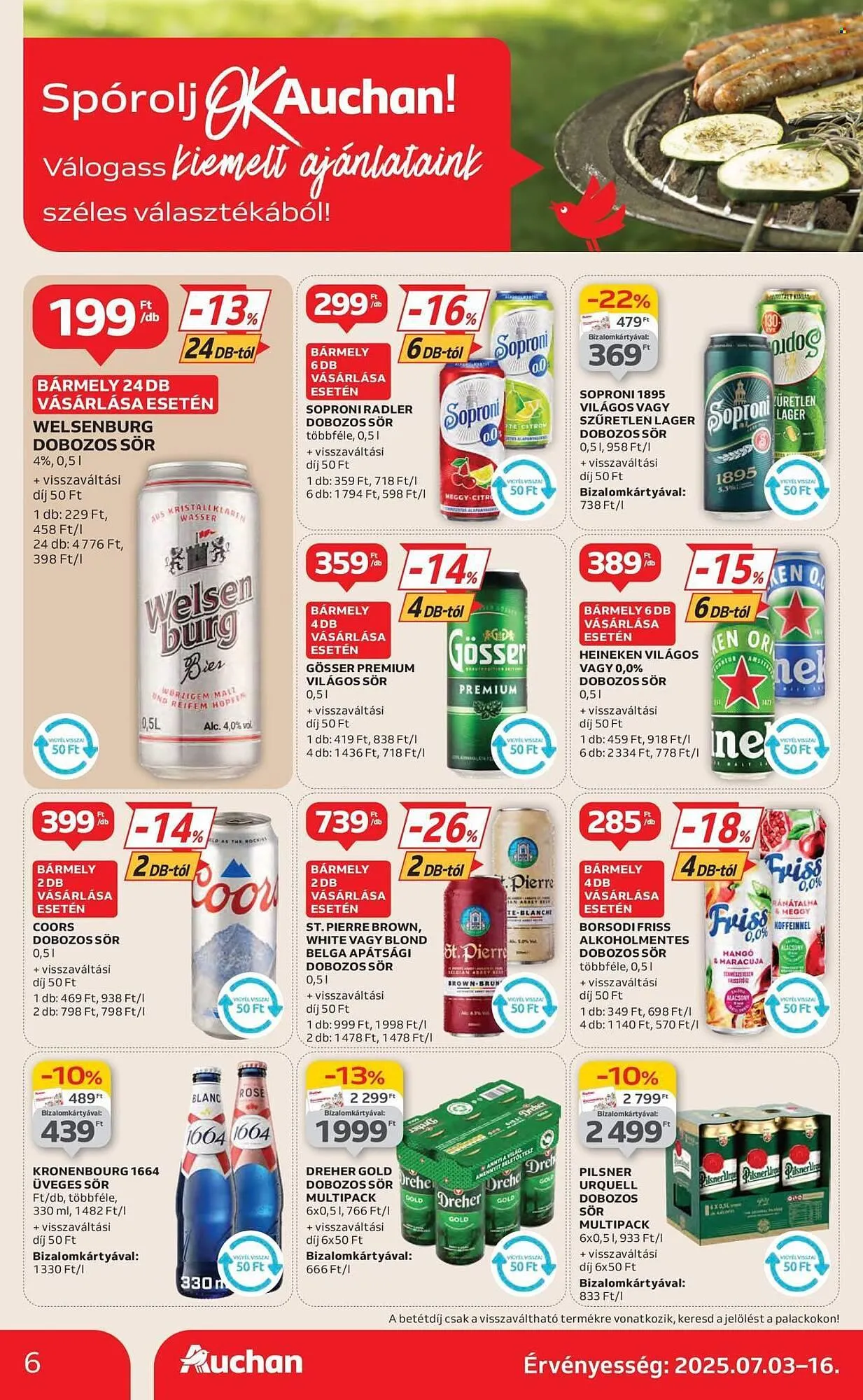 Katalógus Auchan akciós újság július 3.-tól július 9.-ig 2025. - Oldal 6