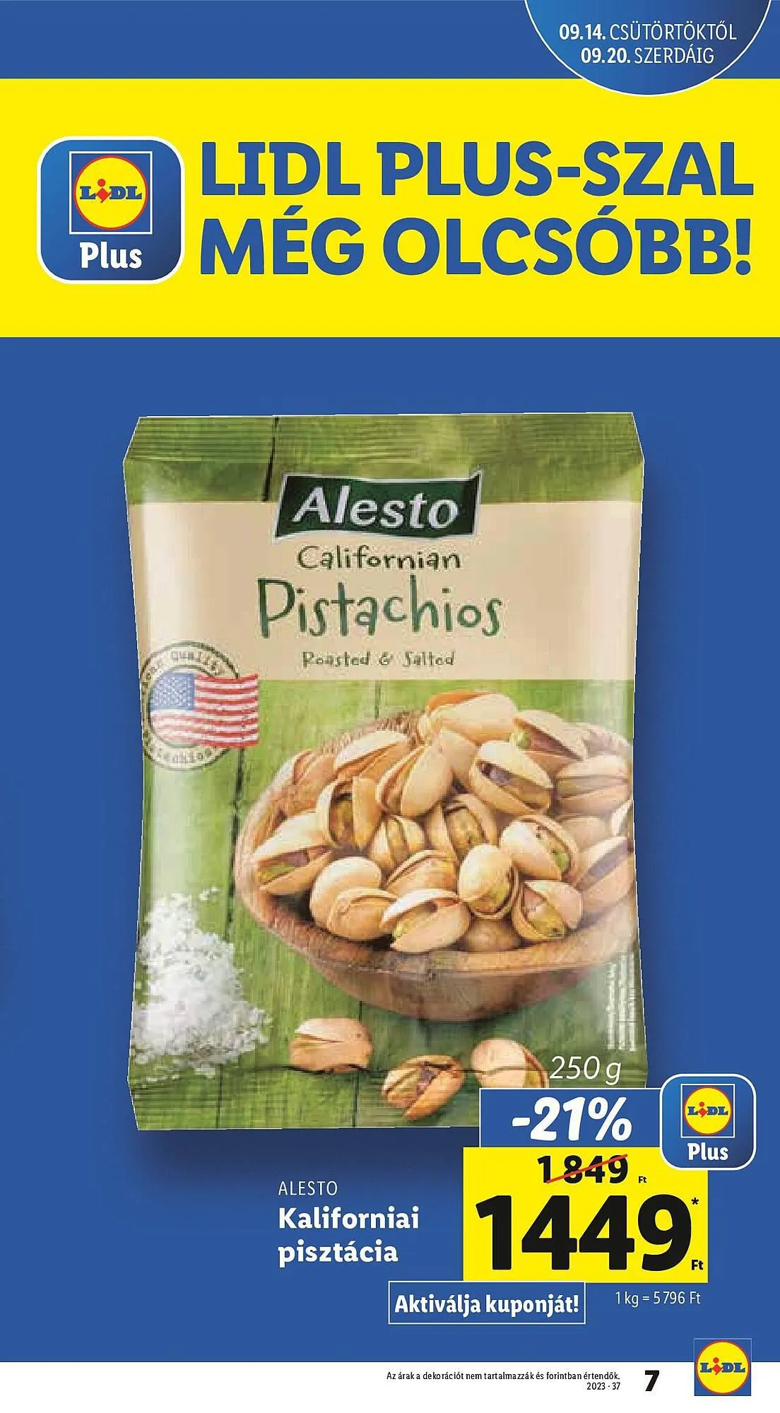 Katalógus Lidl akciós újság szeptember 14.-tól szeptember 20.-ig 2023. - Oldal 7