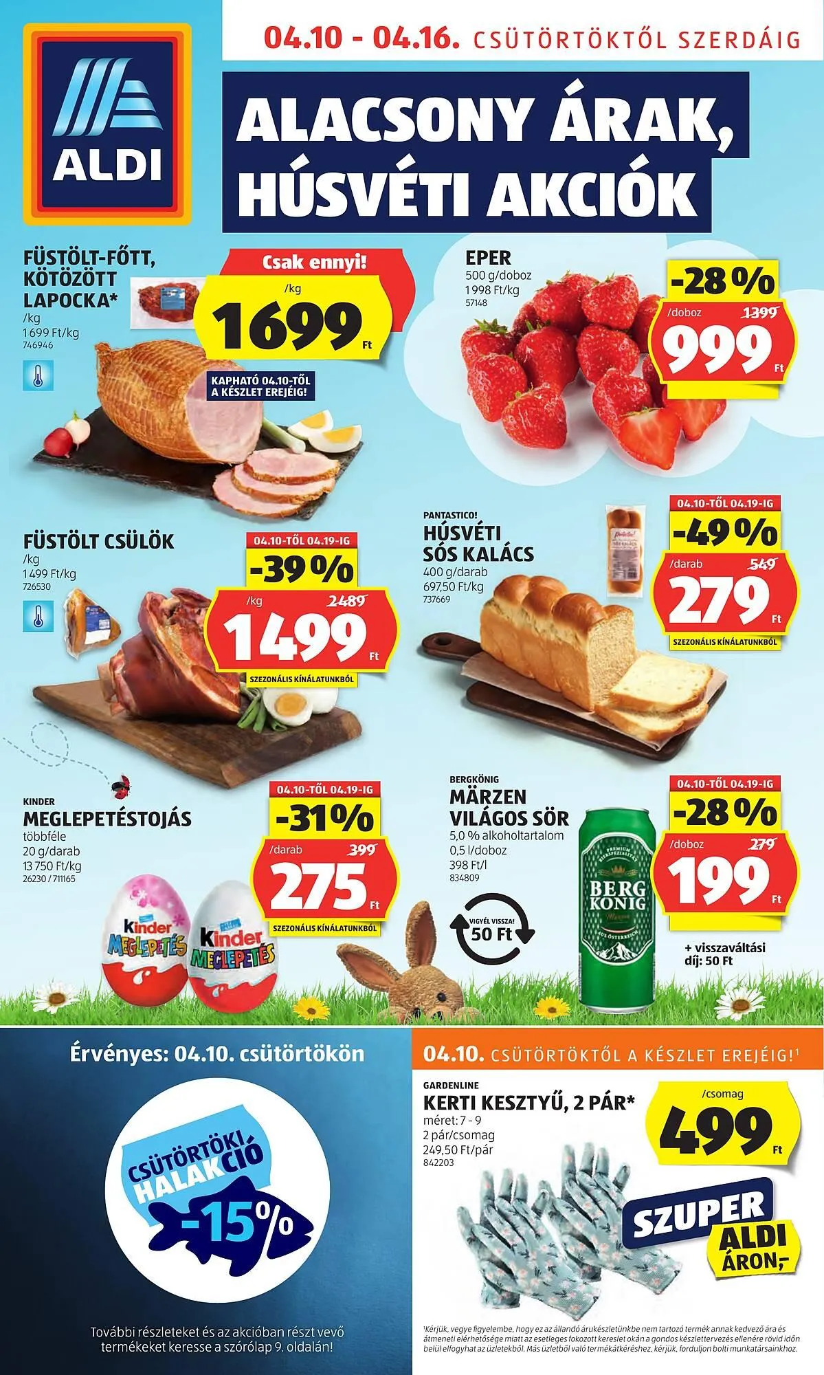 Katalógus ALDI akciós újság április 10.-tól április 19.-ig 2025. - Oldal 1