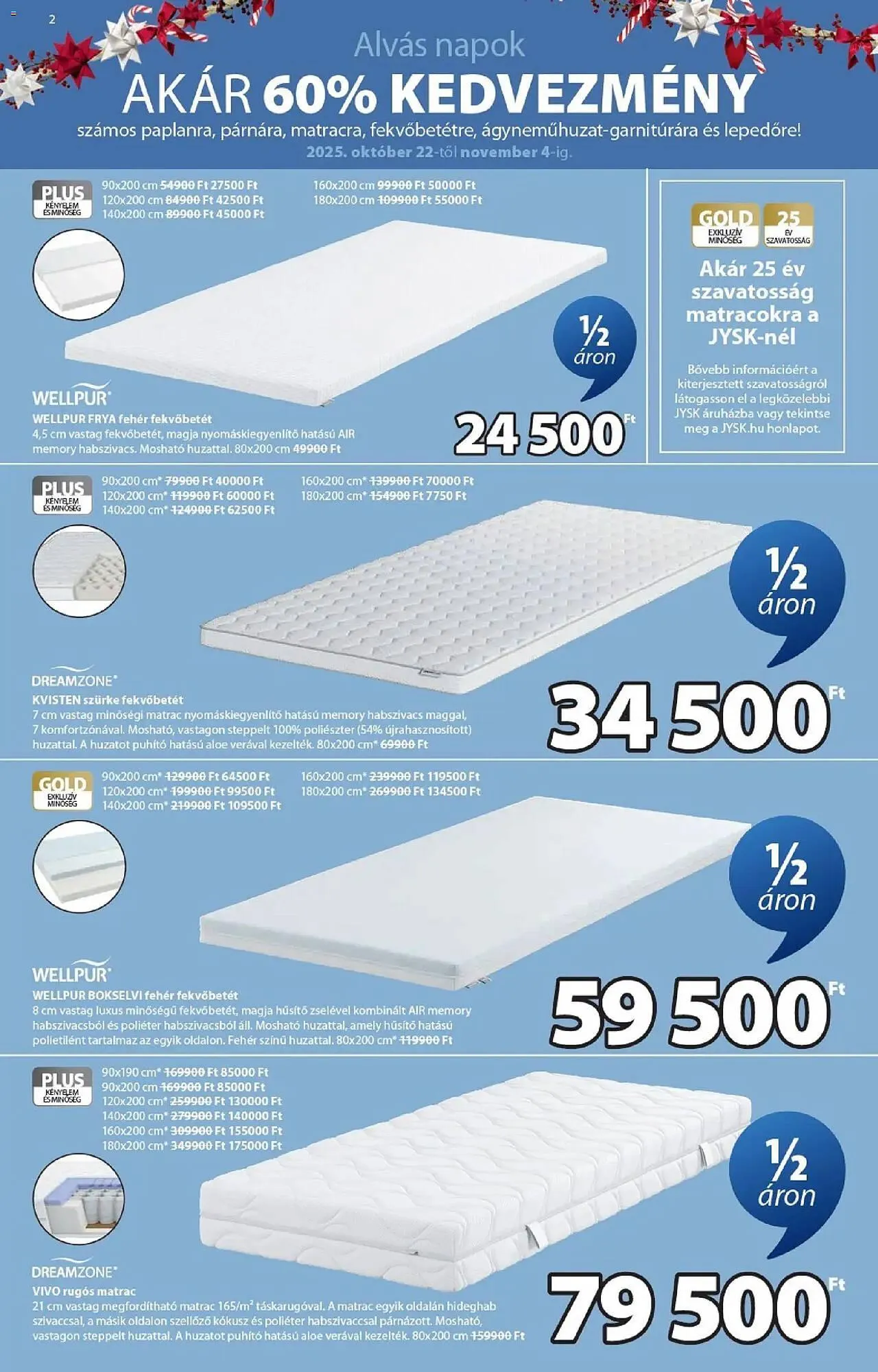 Katalógus JYSK akciós újság október 22.-tól november 30.-ig 2025. - Oldal 2