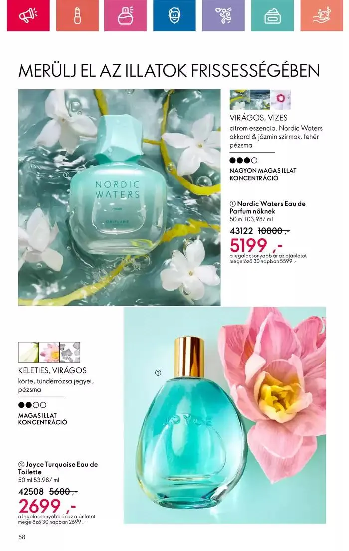 Katalógus ORIFLAME akciós október 20.-tól november 3.-ig 2024. - Oldal 58