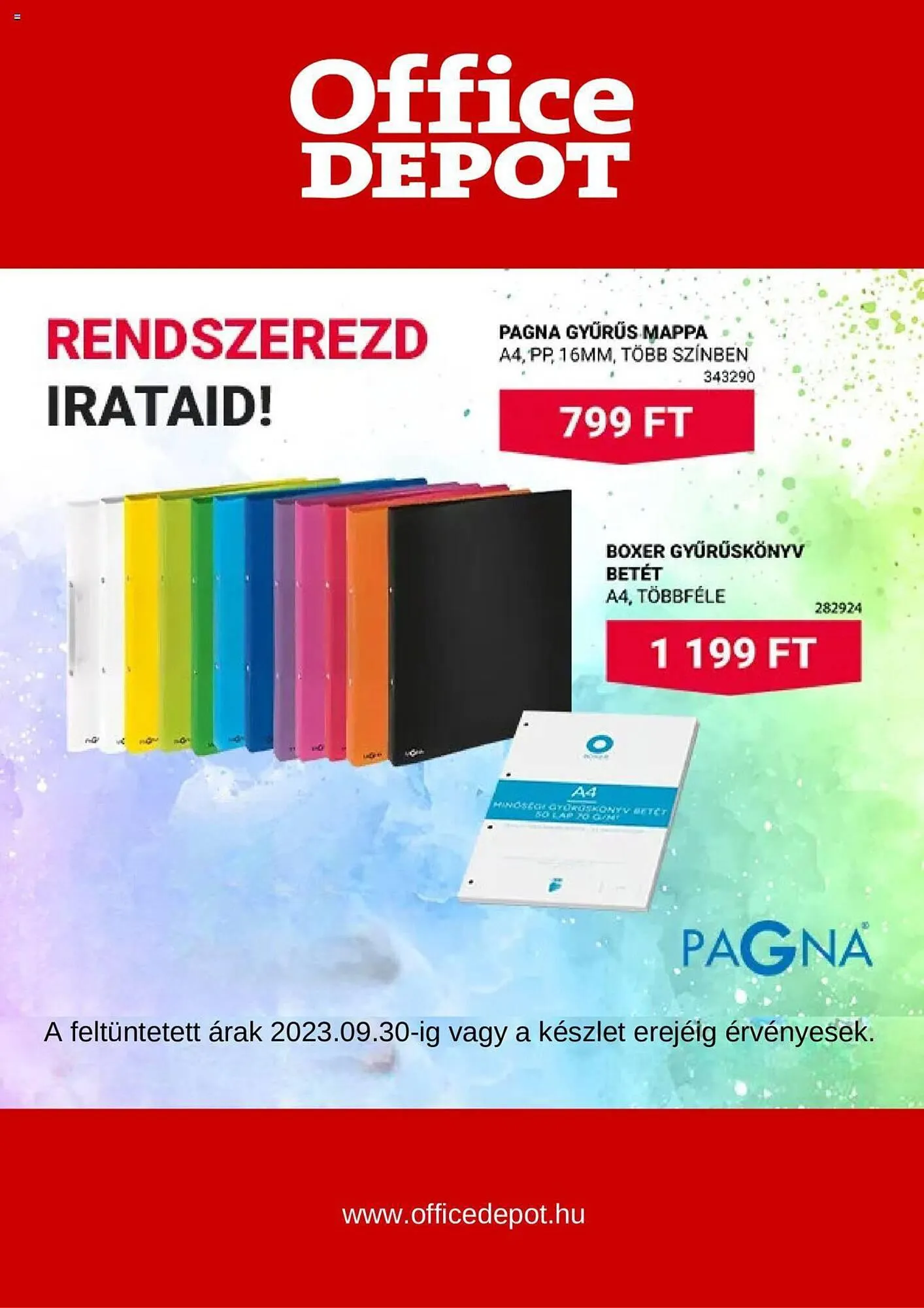 Katalógus Office Depot akciós újság szeptember 12.-tól szeptember 30.-ig 2023. - Oldal 2