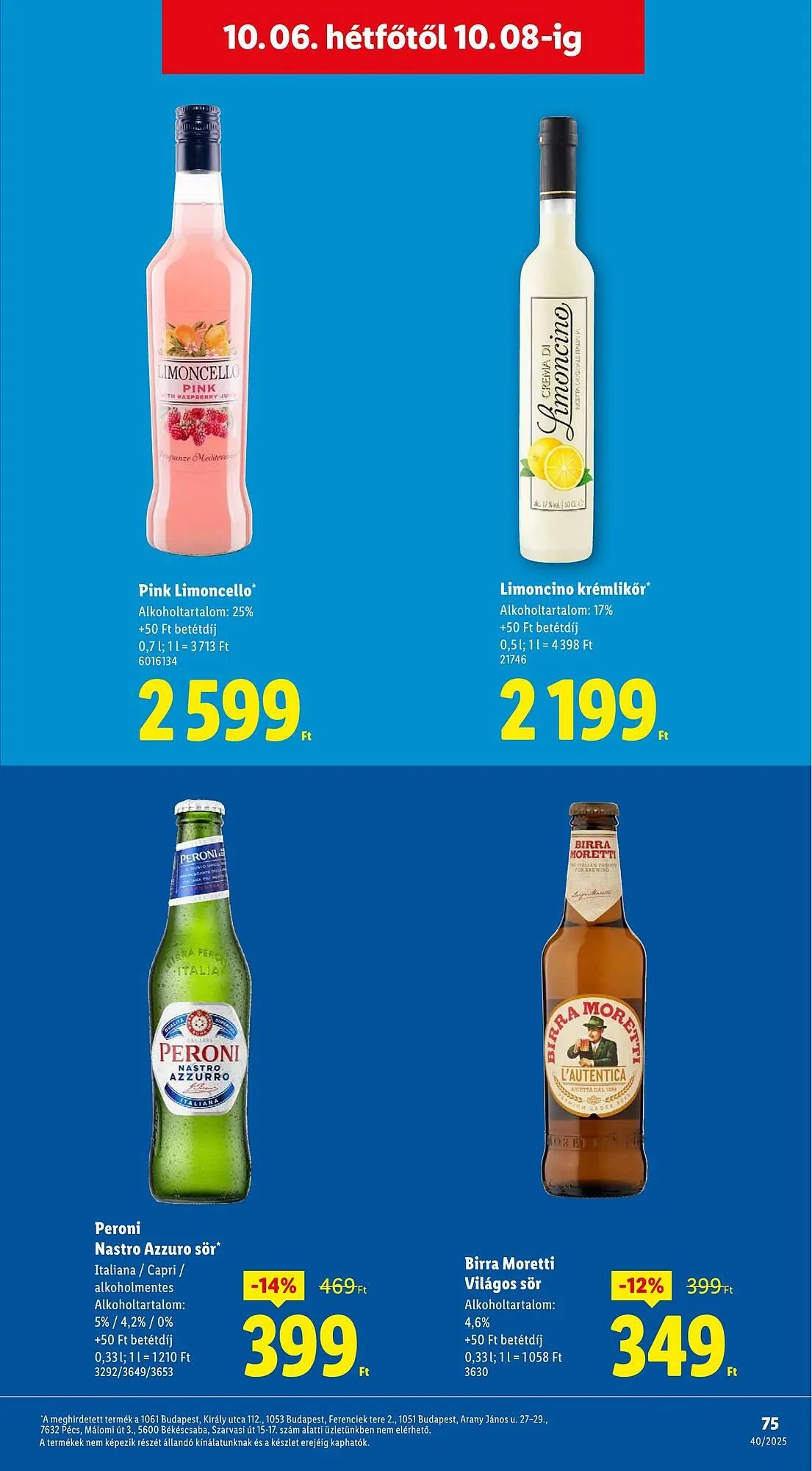 Katalógus Lidl akciós újság október 2.-tól október 8.-ig 2025. - Oldal 75