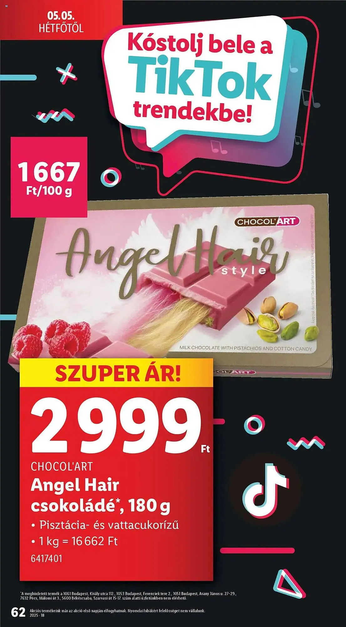 Katalógus Lidl akciós újság április 30.-tól május 7.-ig 2025. - Oldal 62