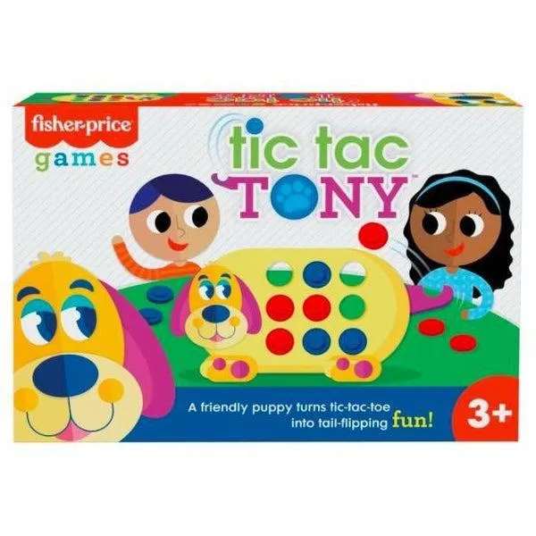 Fisher-Price Tic Tac Toe társasjáték Tony kutyával