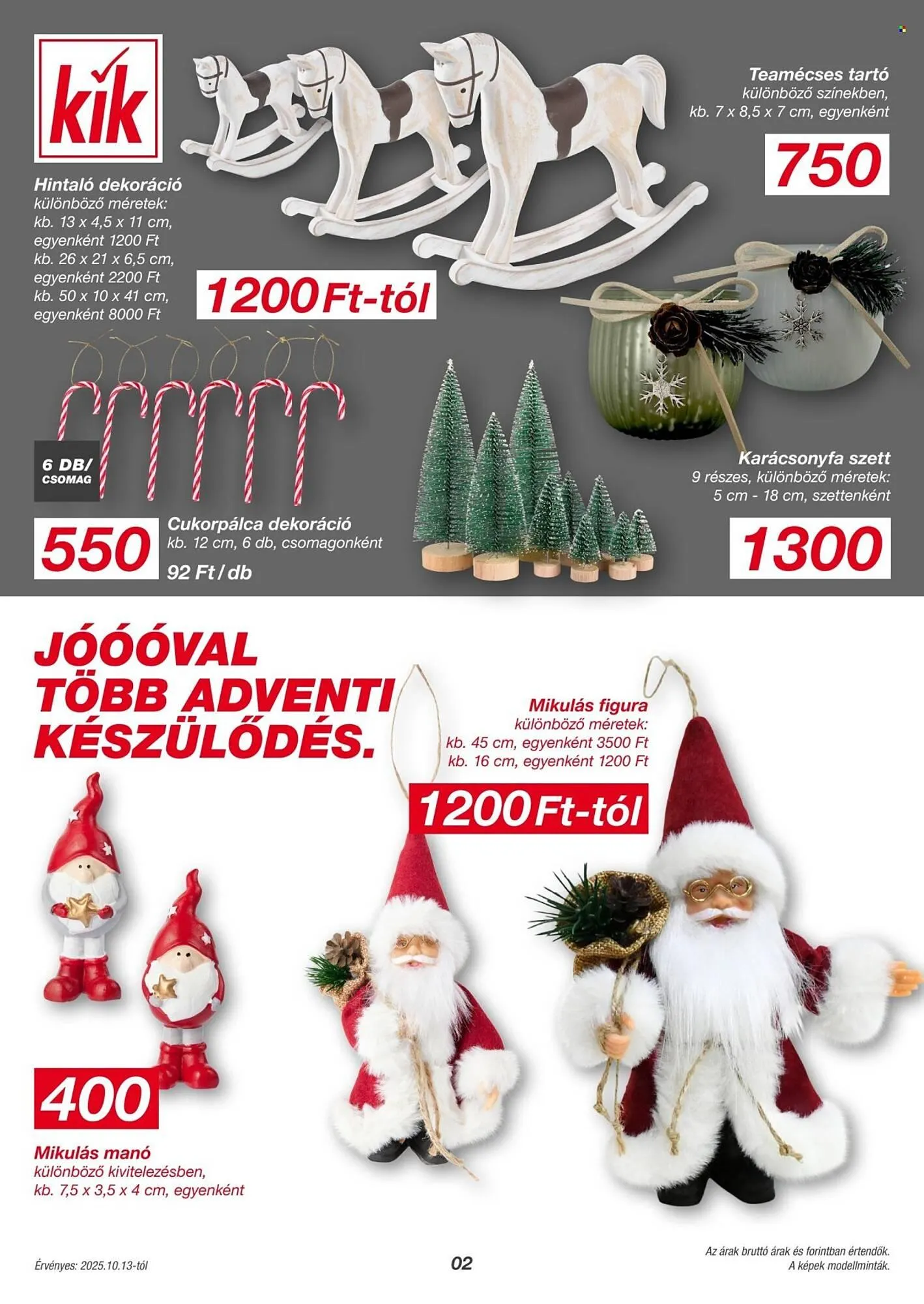 Katalógus Kik akciós újság október 9.-tól november 7.-ig 2025. - Oldal 2