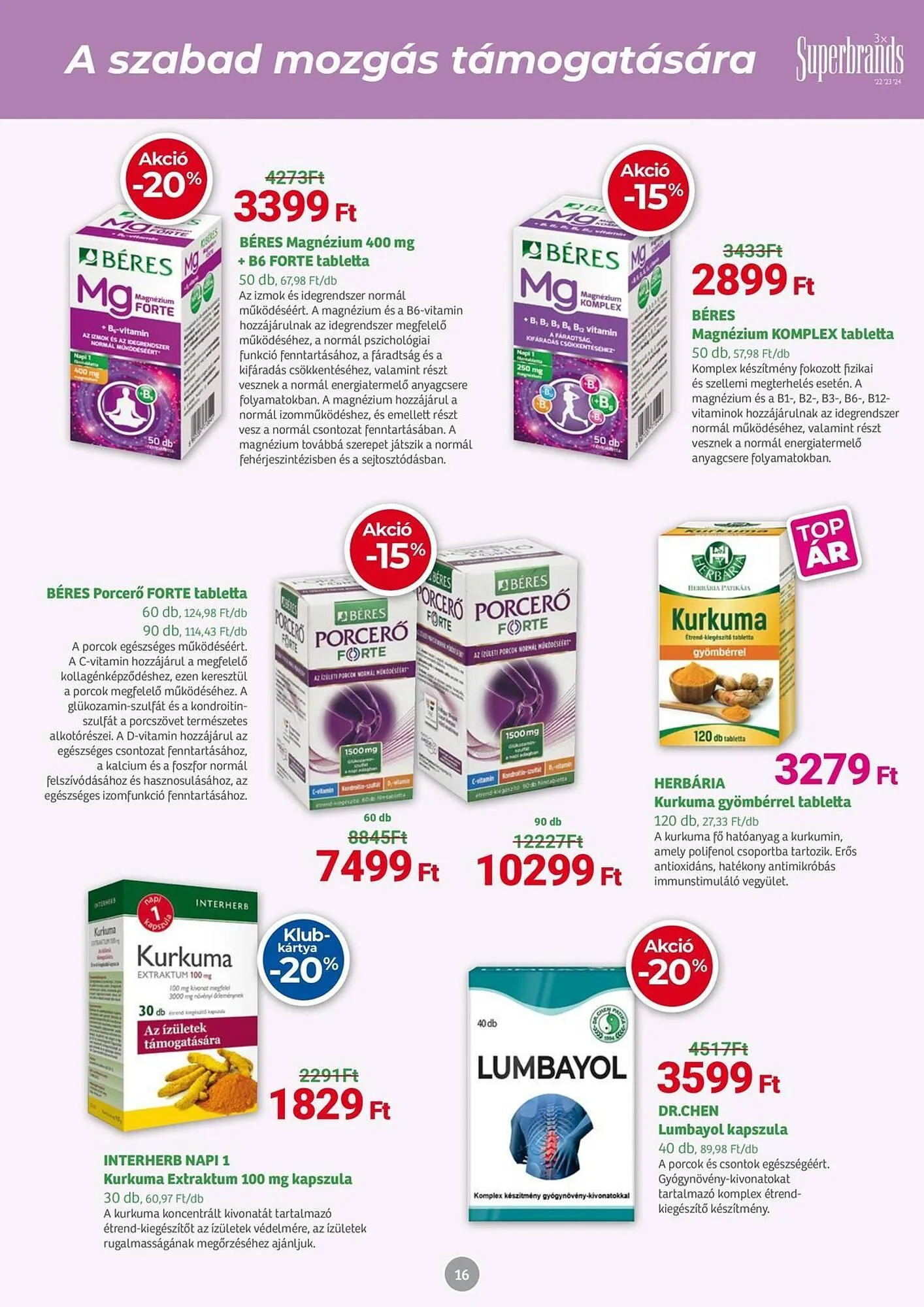 Katalógus Herbaház akciós újság március 31.-tól április 5.-ig 2025. - Oldal 16