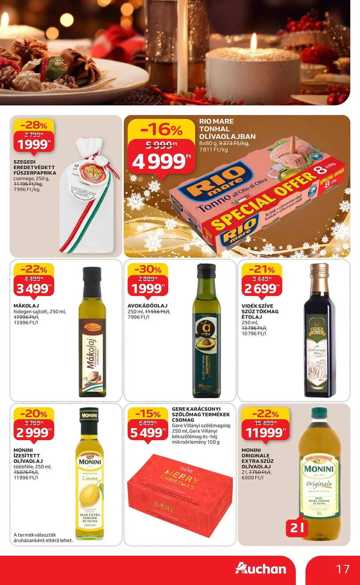 Katalógus Auchan akciós újság november 20.-tól december 24.-ig 2025. - Oldal 17