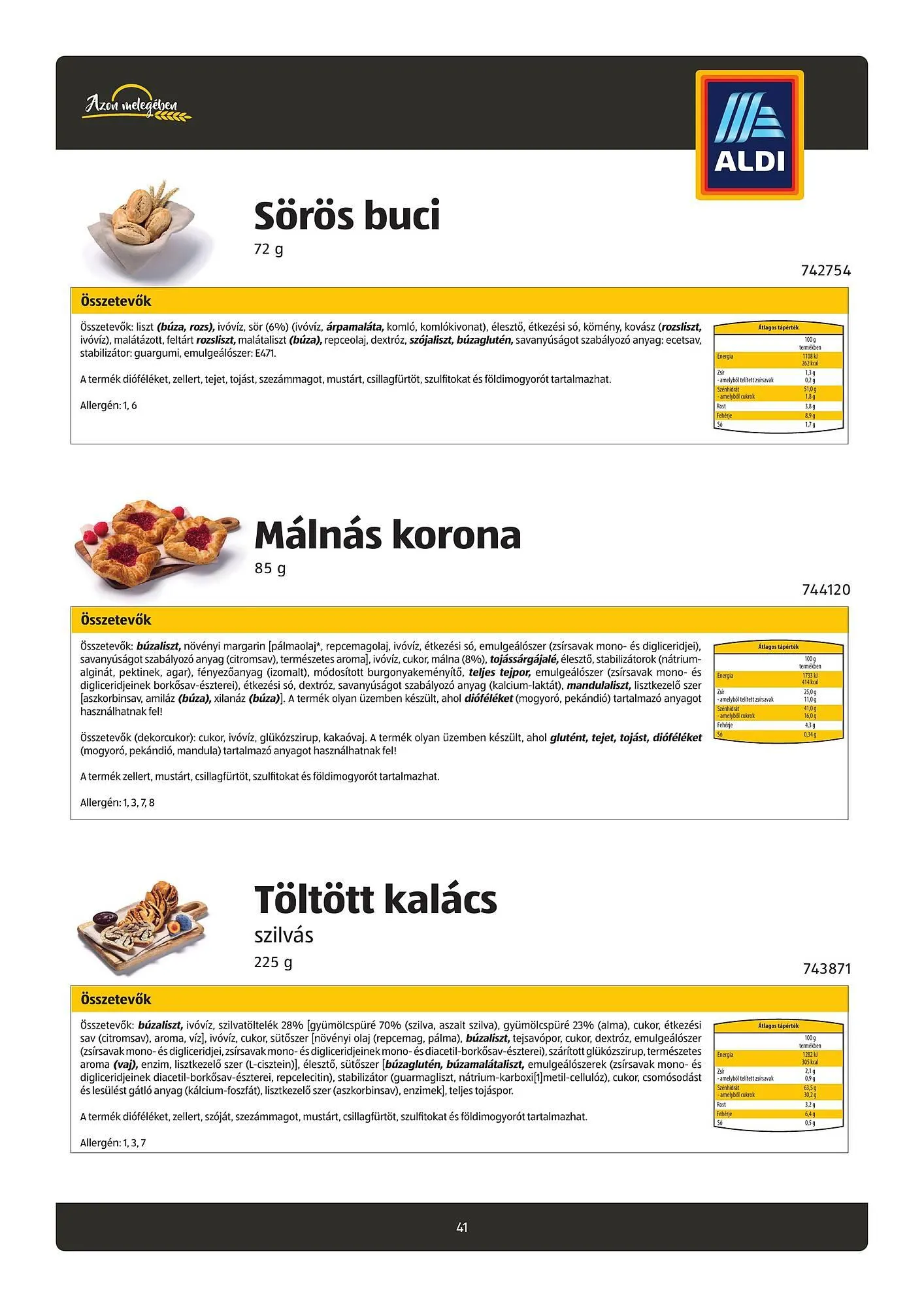 Katalógus ALDI akciós újság március 27.-tól április 21.-ig 2025. - Oldal 41