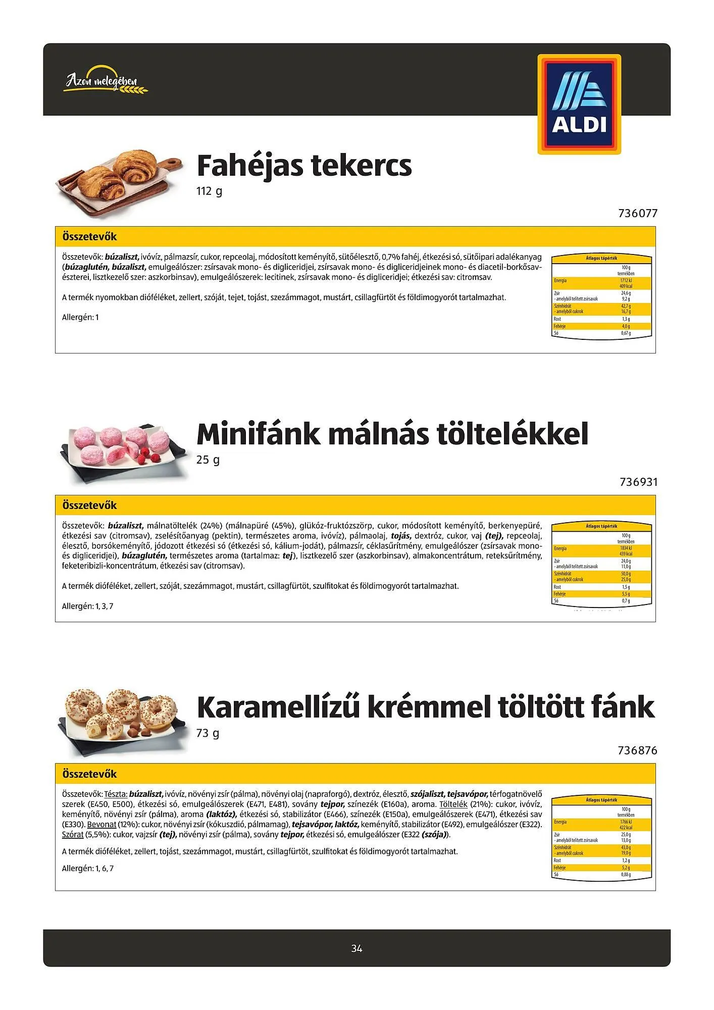 Katalógus ALDI akciós újság április 24.-tól május 13.-ig 2025. - Oldal 34