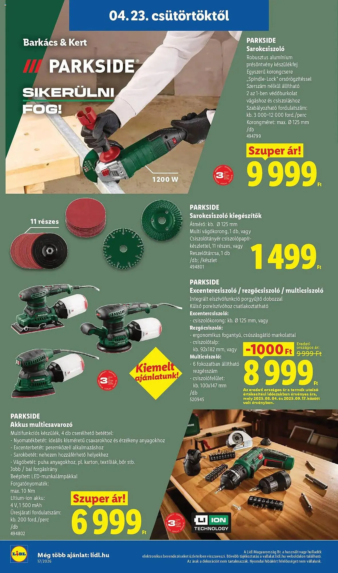 Katalógus Lidl akciós újság április 23.-tól április 29.-ig 2026. - Oldal 6