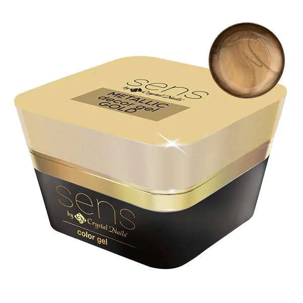 SENS METALLIC decor gel - Gold 5ml