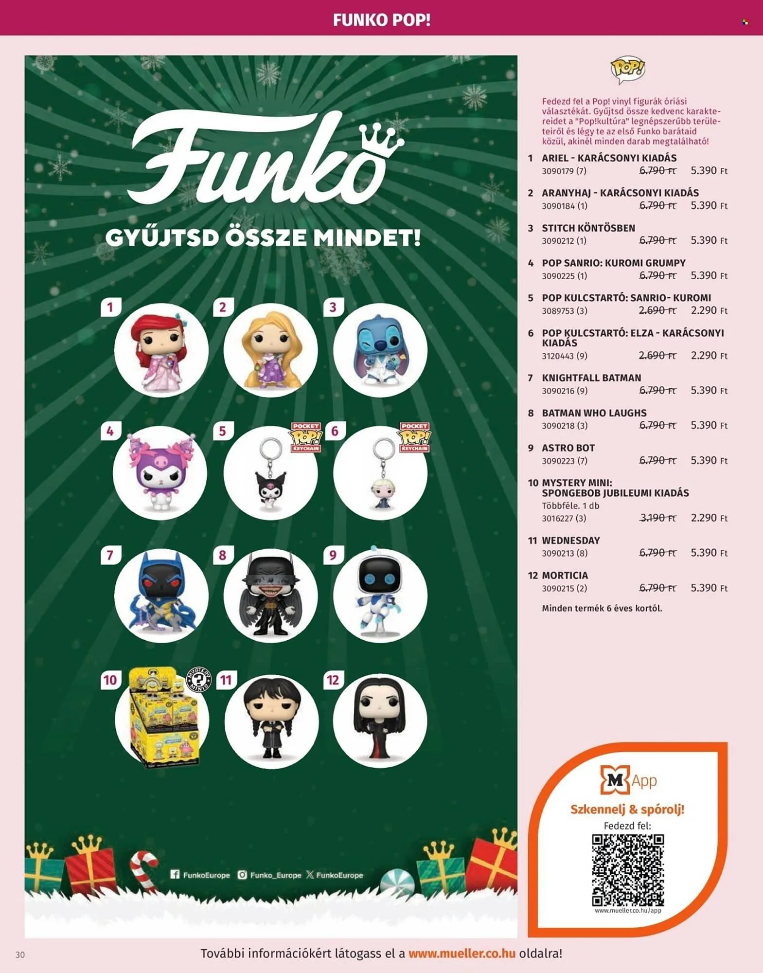 Katalógus Müller akciós újság október 27.-tól december 31.-ig 2025. - Oldal 30