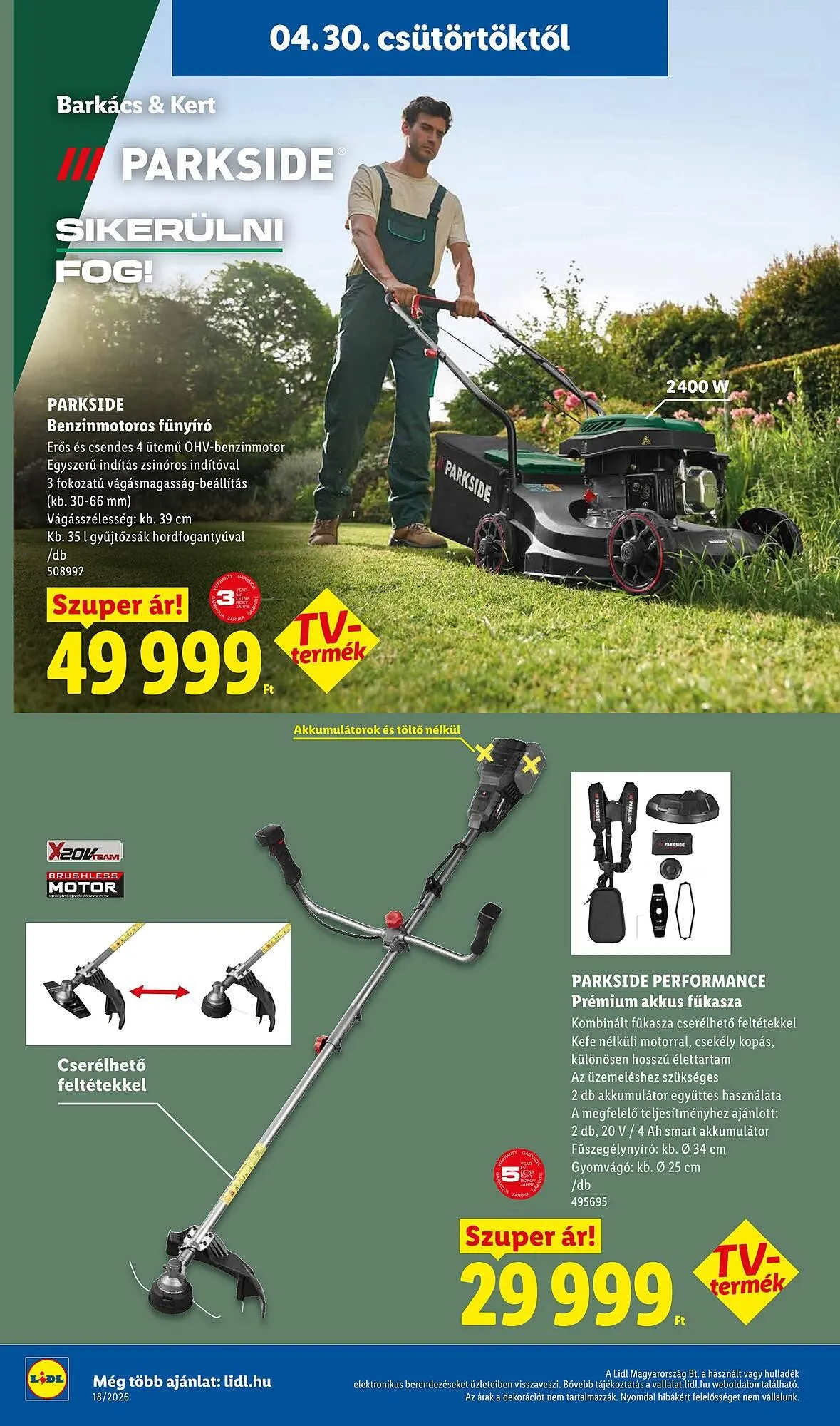 Katalógus Lidl akciós újság április 30.-tól május 6.-ig 2026. - Oldal 8